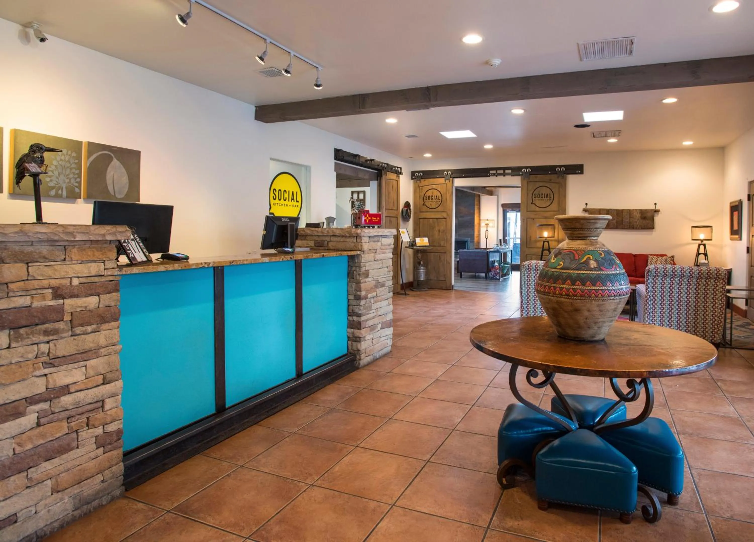 Lobby or reception in The Sage Hotel