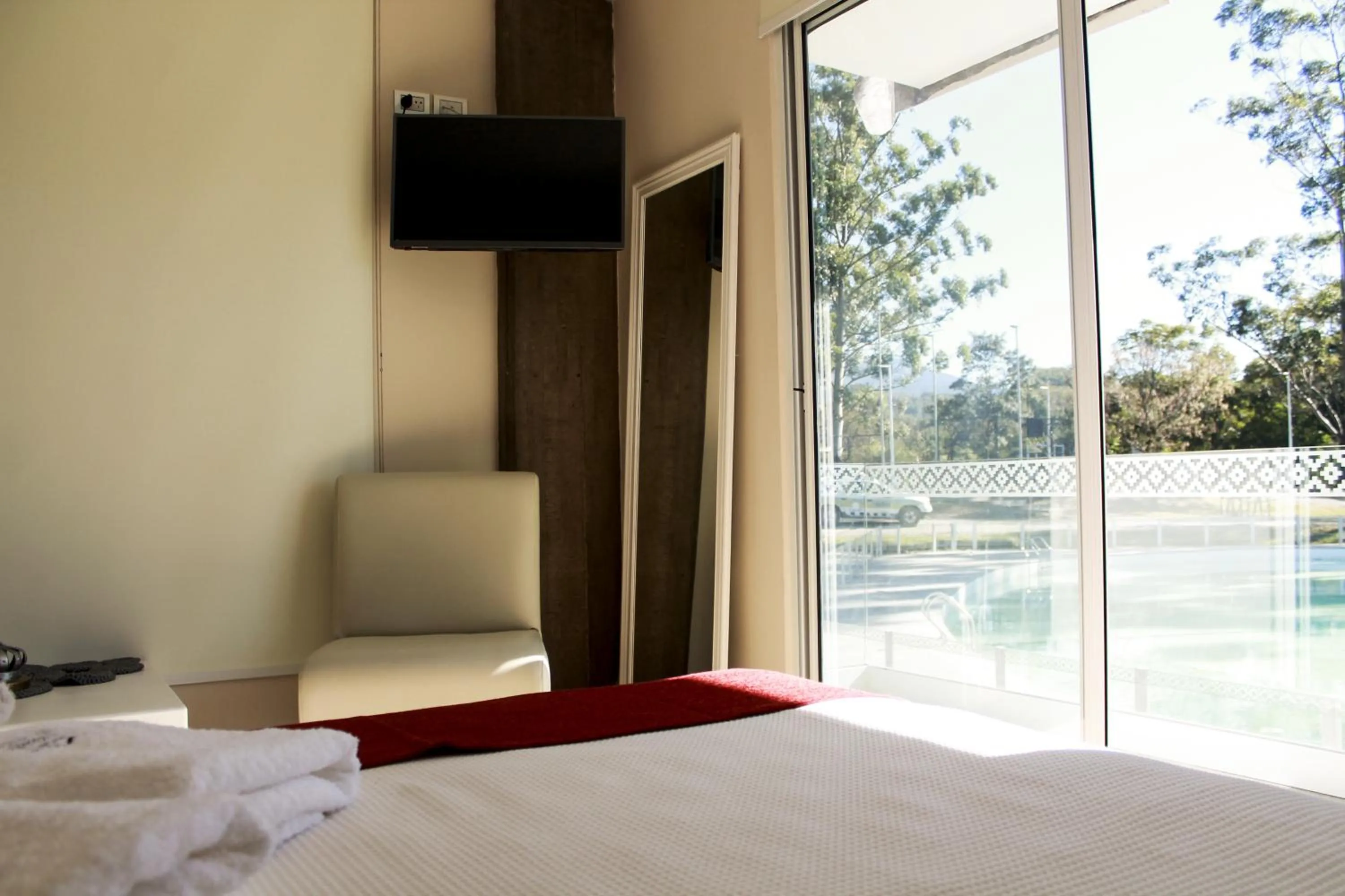 Bed in Hostería Atahualpa Yupanqui