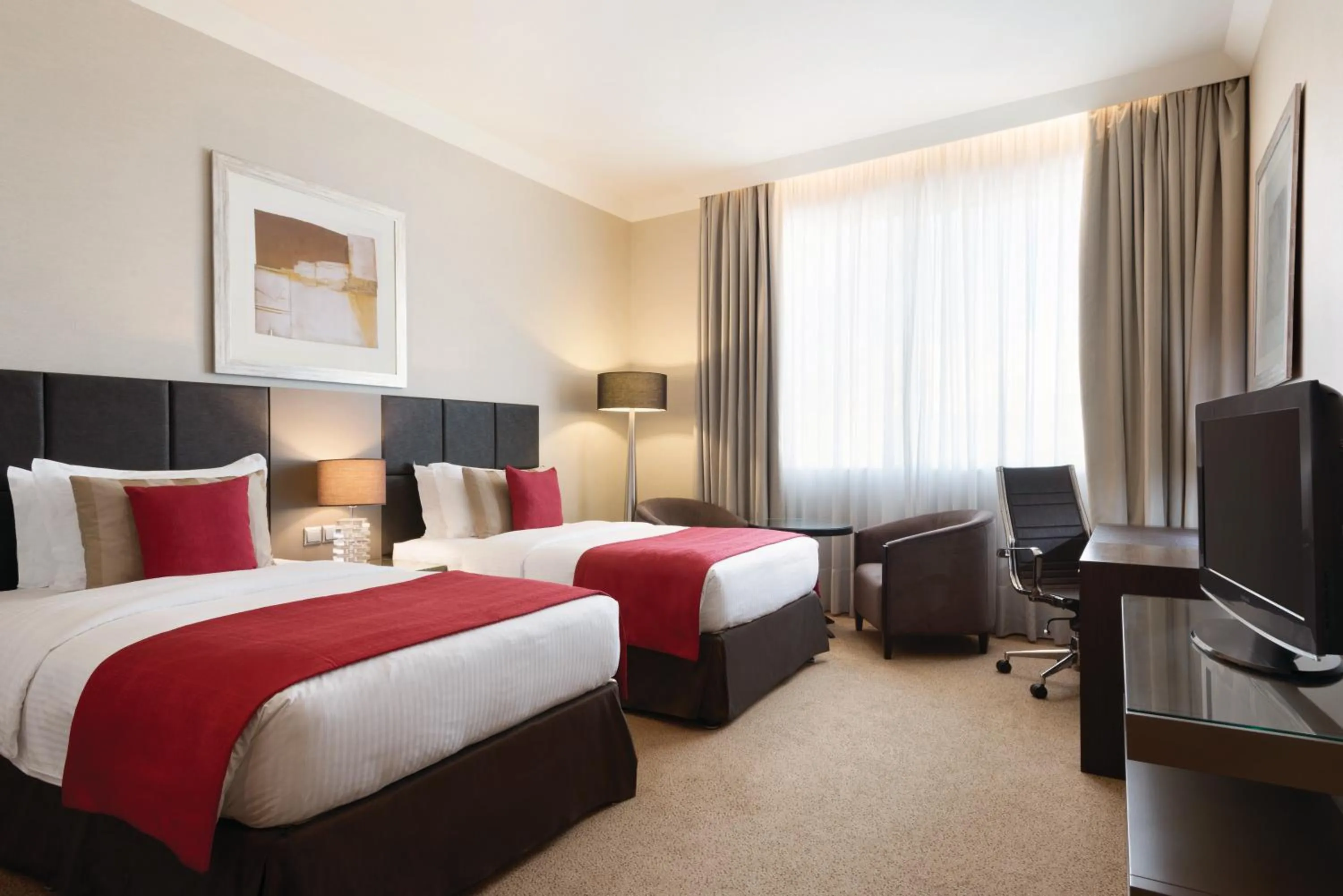 Photo of the whole room, Bed in Ramada Downtown Abu Dhabi