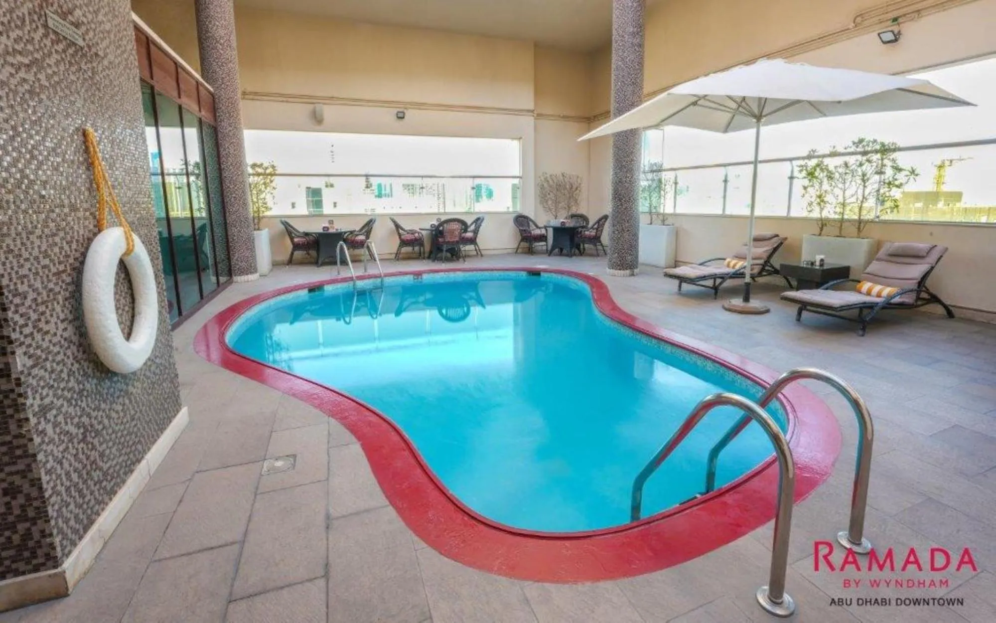Swimming pool in Ramada Downtown Abu Dhabi