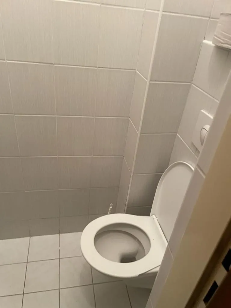 Toilet in Hotel Praha Club bed & breakfast
