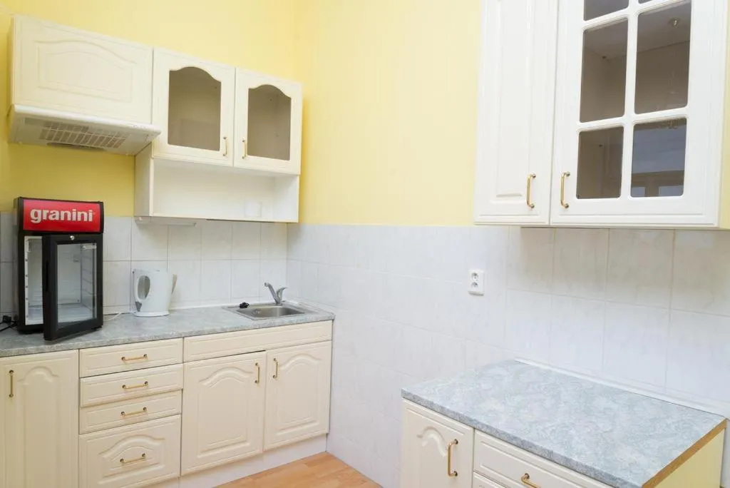 Kitchen or kitchenette in Hotel Praha Club bed & breakfast