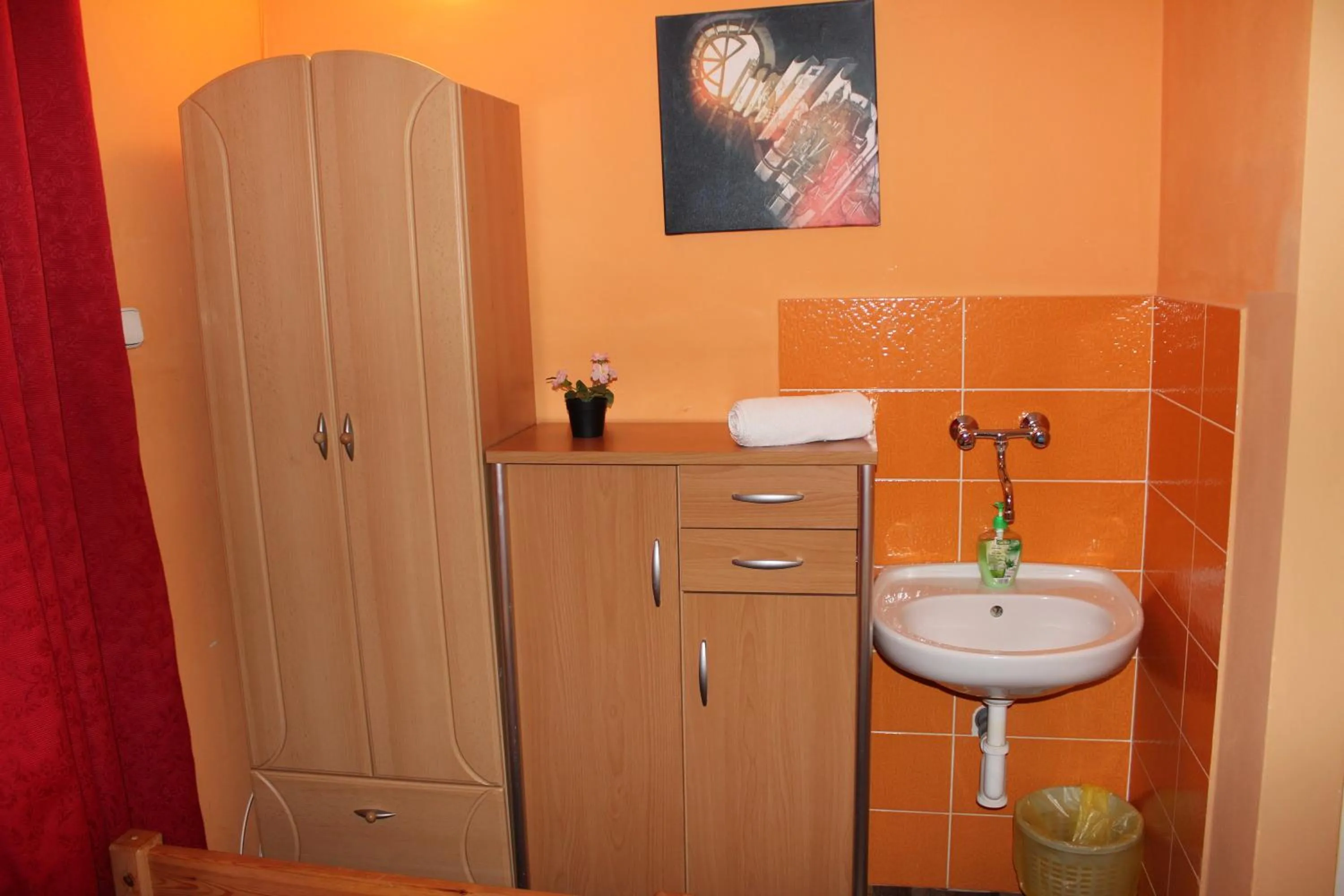 Bedroom in Hotel Praha Club bed & breakfast