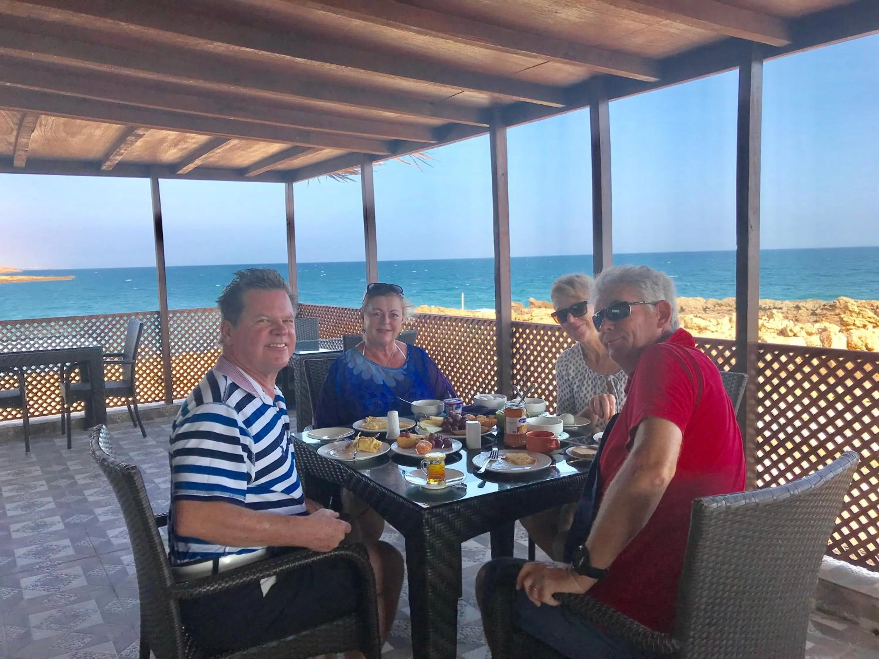 American breakfast in Turtle Beach Resort