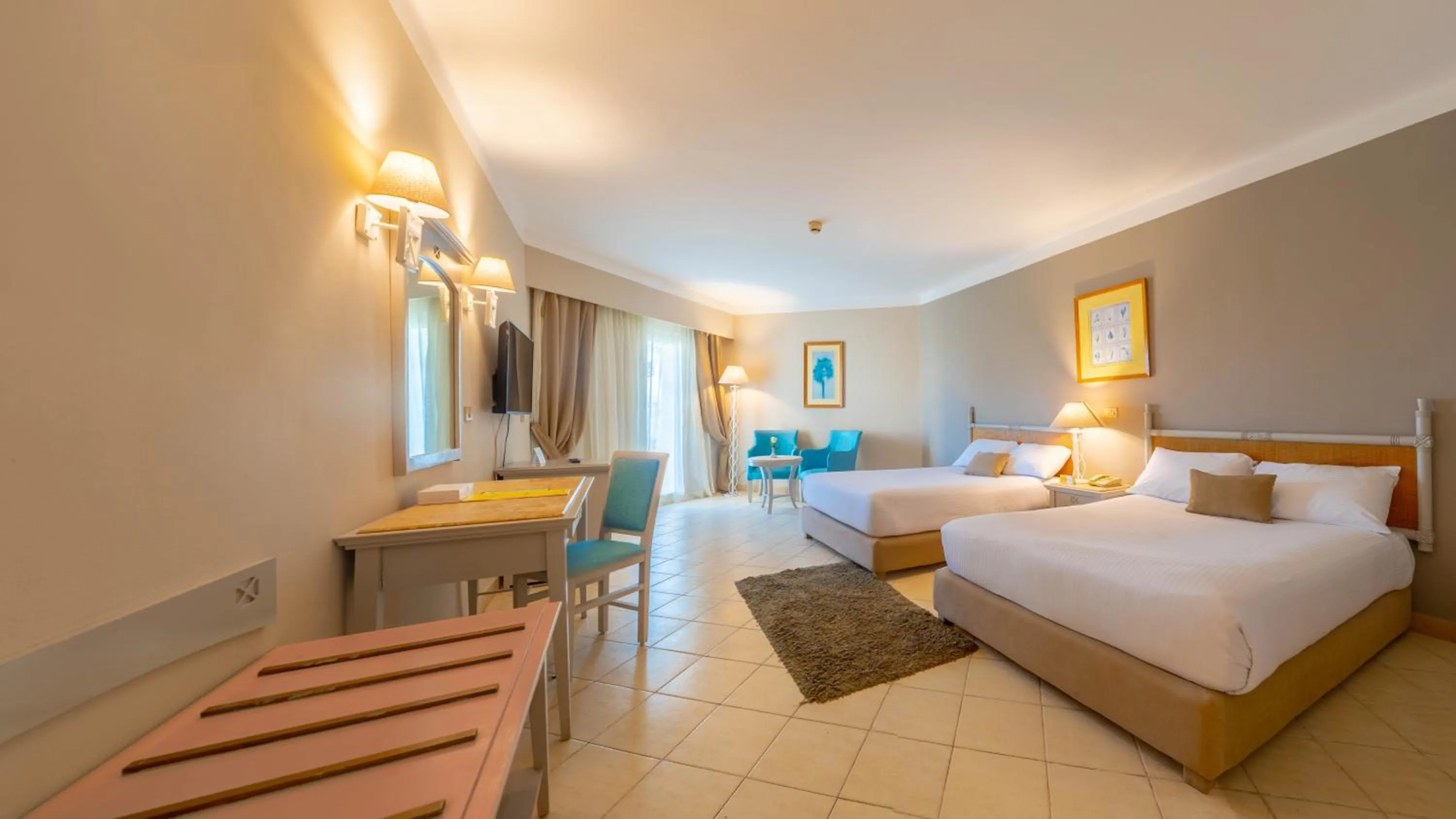 Bed in Aurora Oriental Resort Sharm El Sheikh