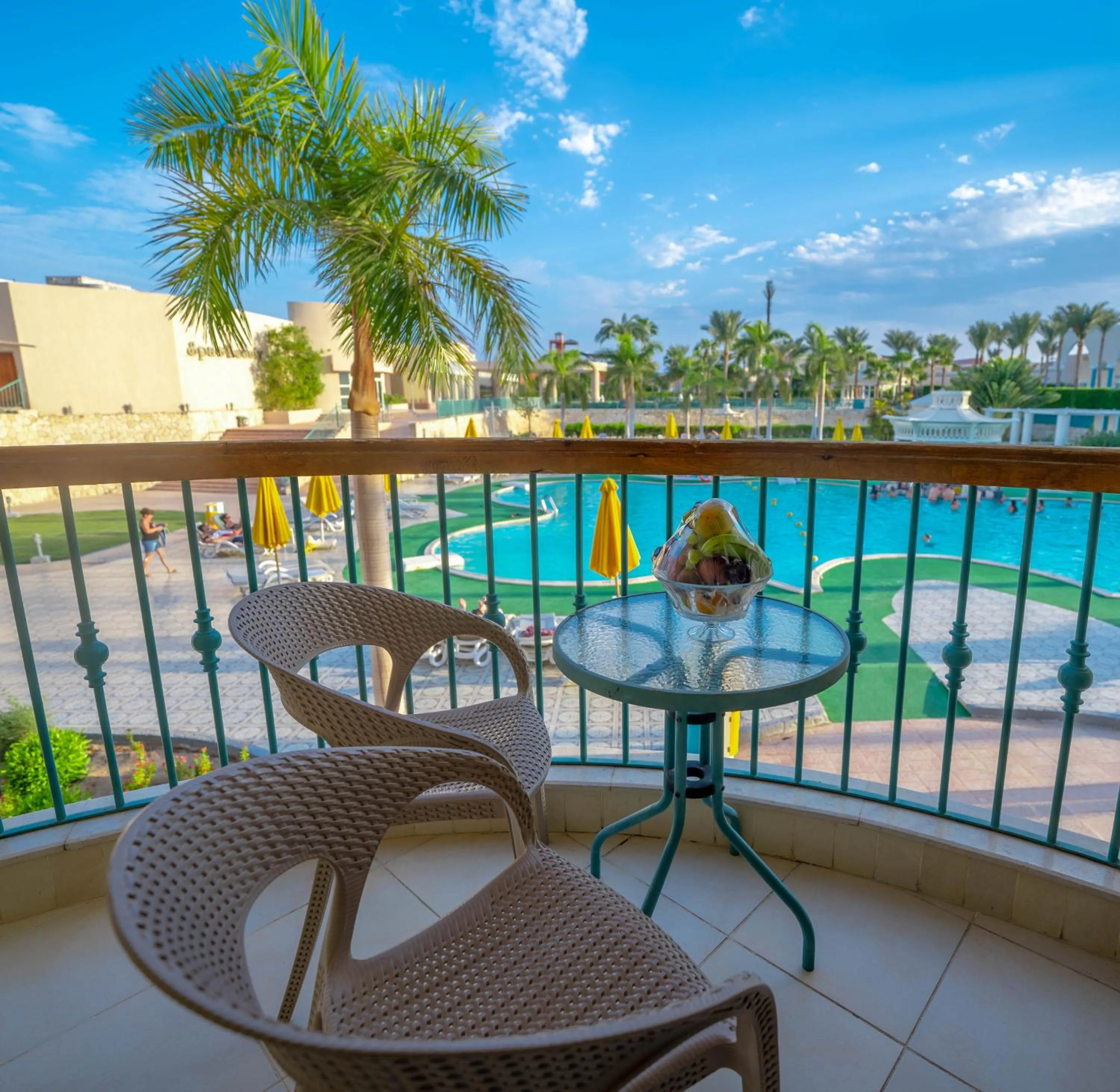 Balcony/Terrace in Aurora Oriental Resort Sharm El Sheikh