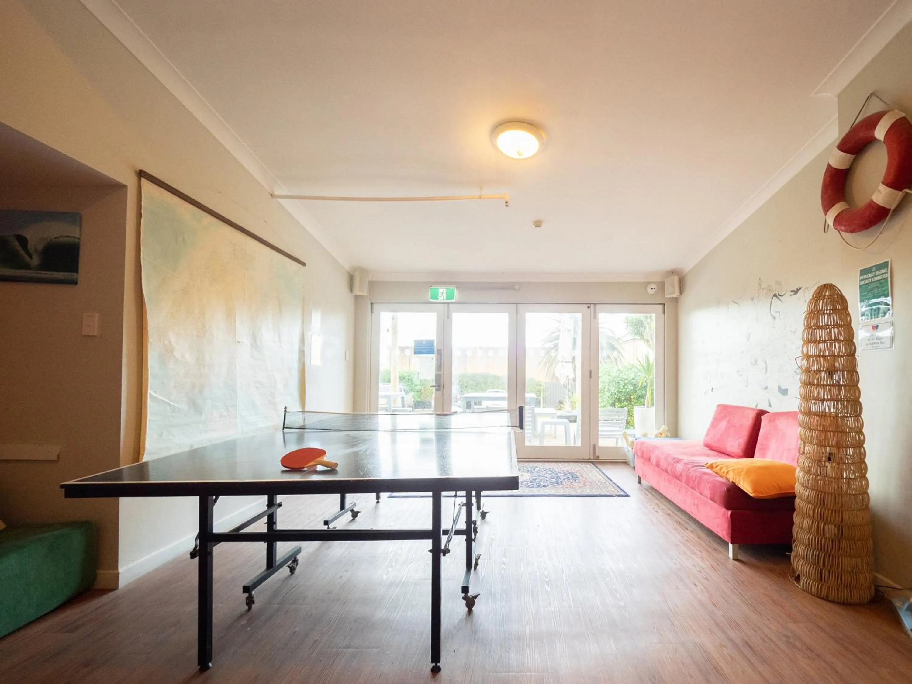 Game Room in YHA Port Elliot Beach House