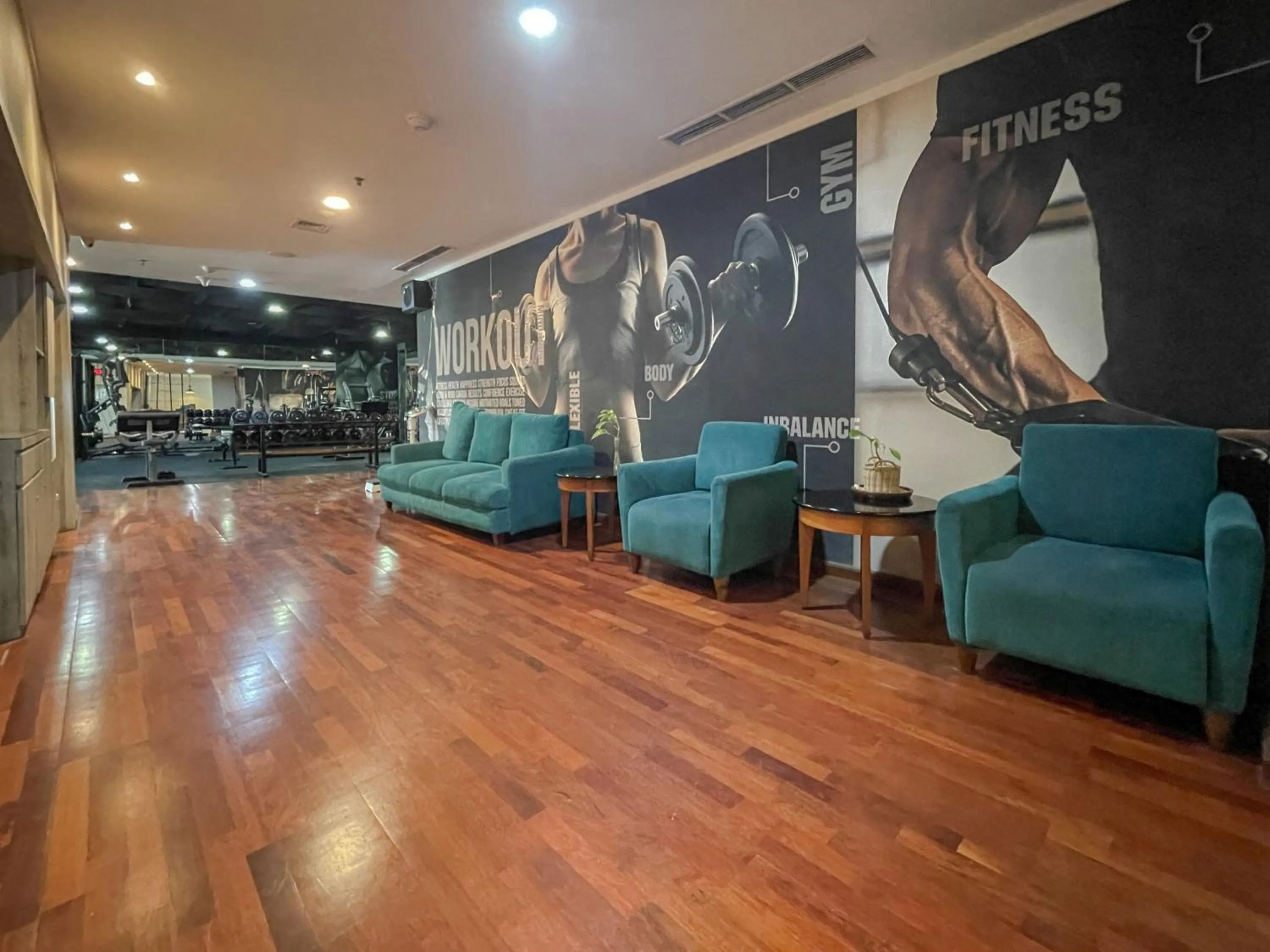 Fitness centre/facilities in Kimaya Sudirman Yogyakarta by Harris