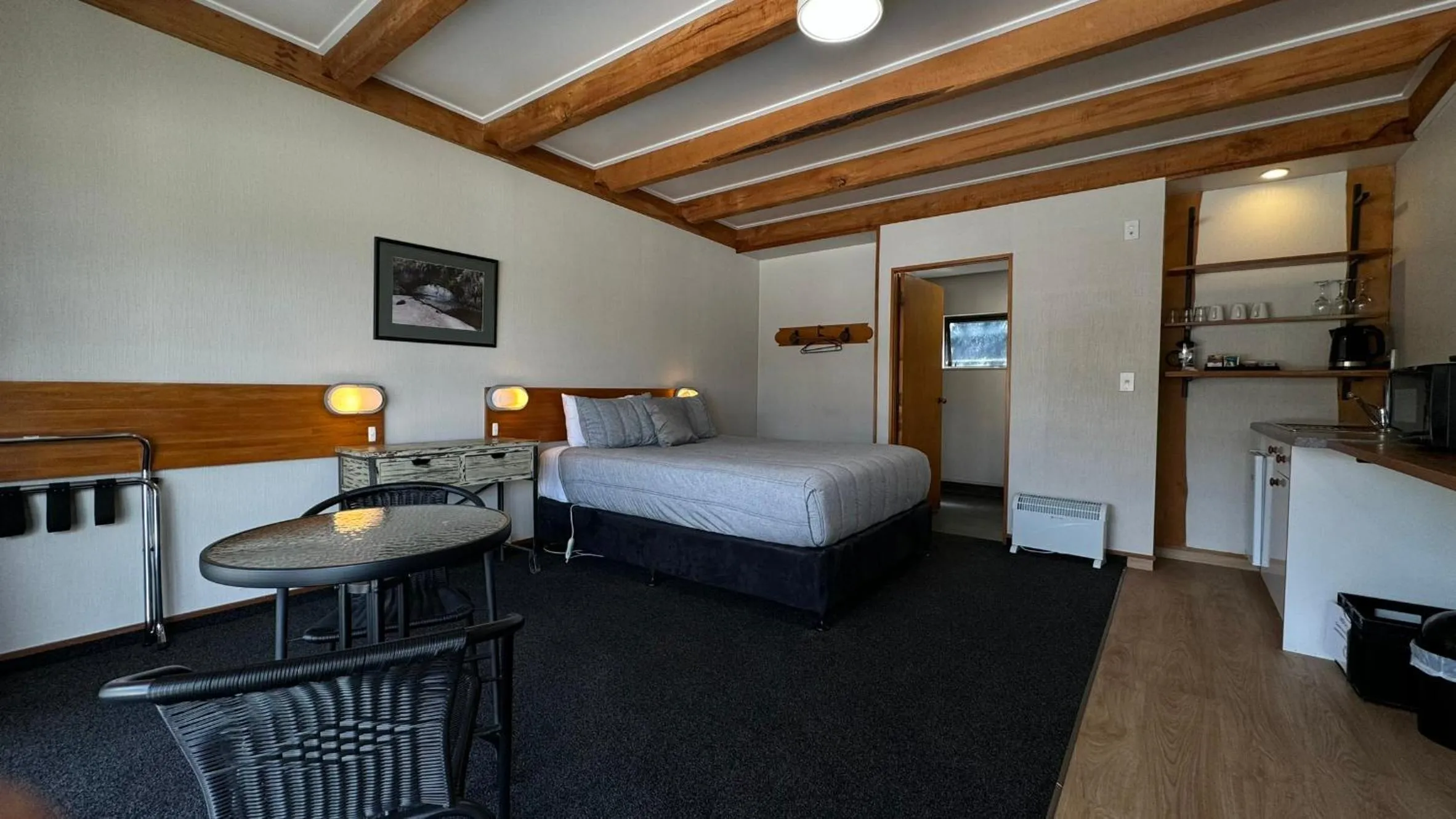 Bed in Last Resort Karamea