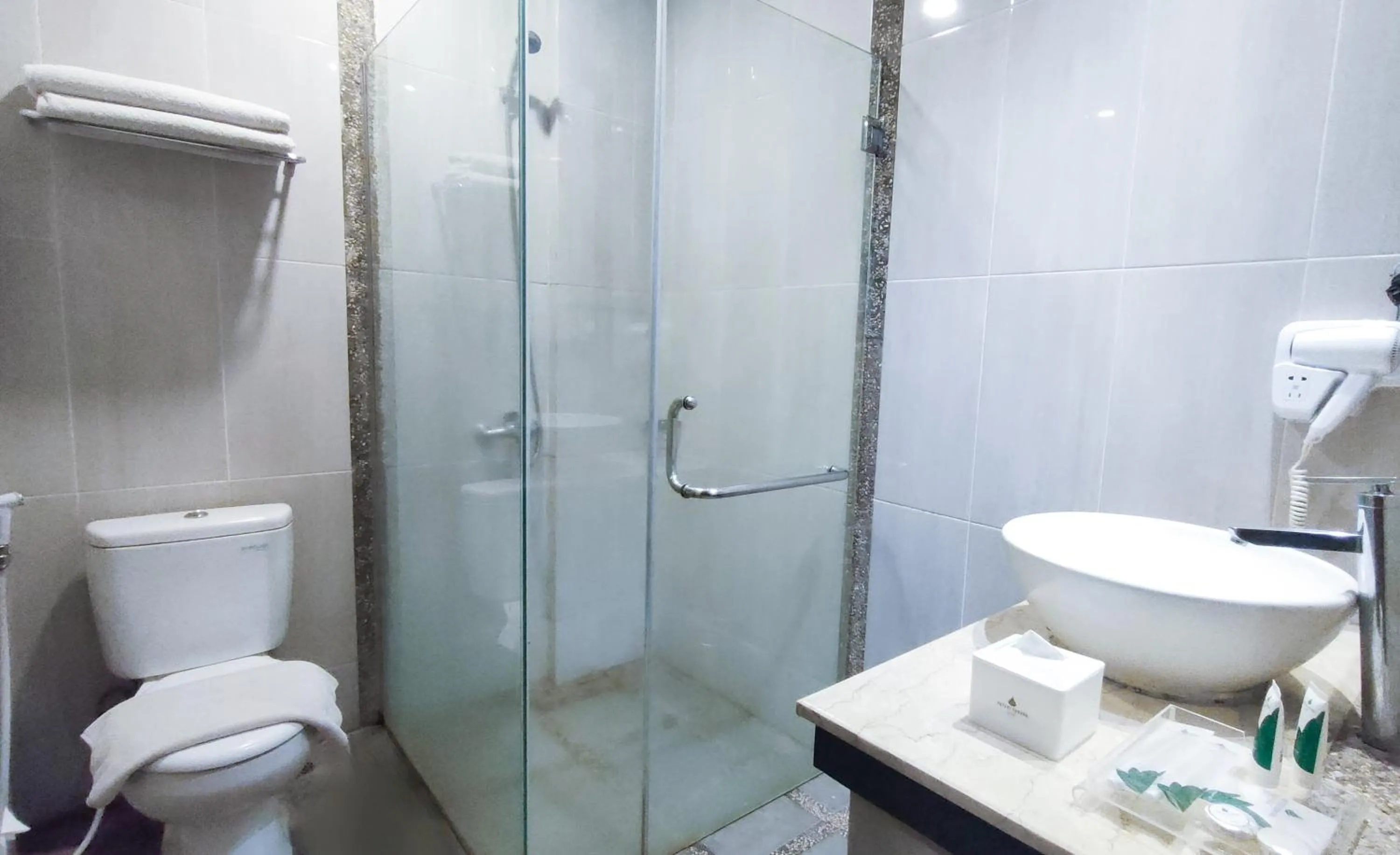 Shower in Puteri Gunung Hotel