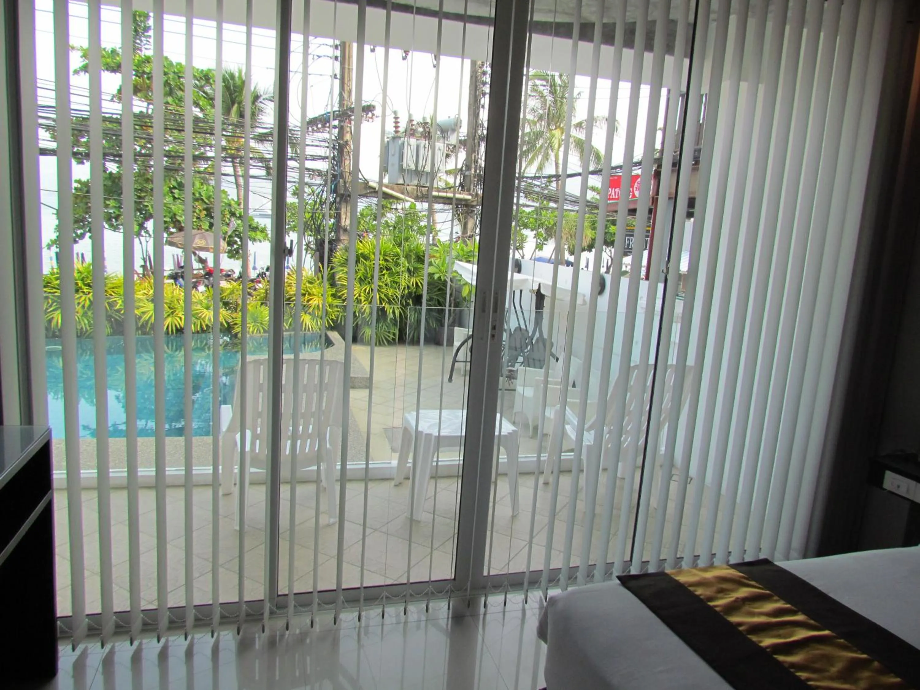 Pool view in The Front Hotel and Apartments