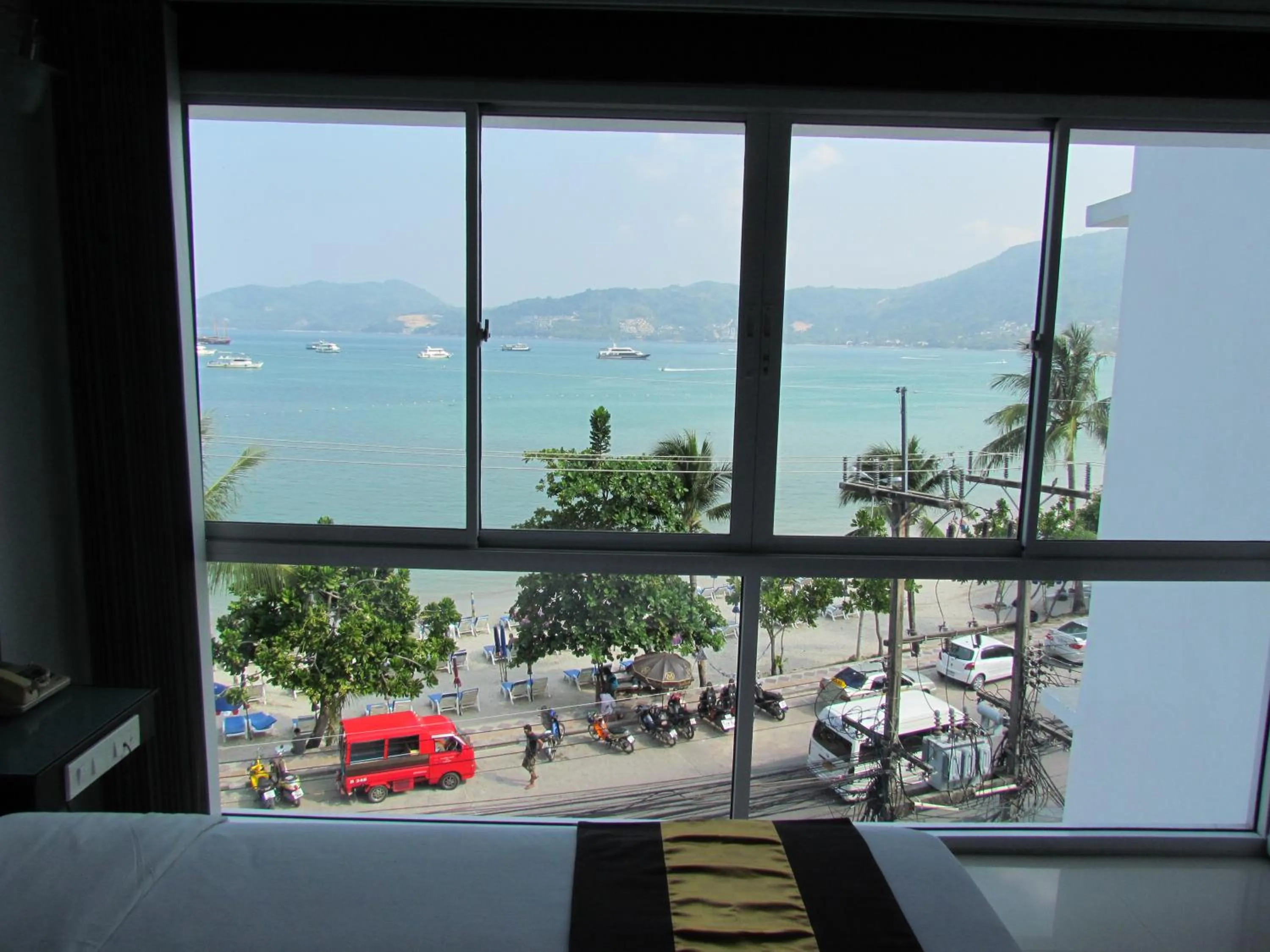 Sea view in The Front Hotel and Apartments