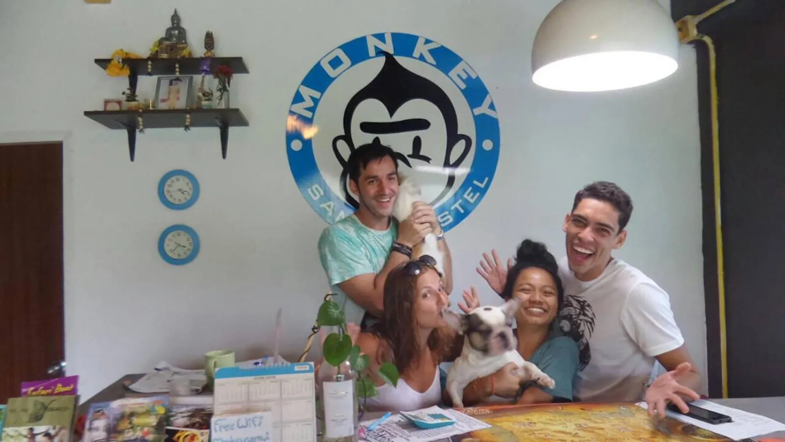 Staff in Monkey Samui Hostel