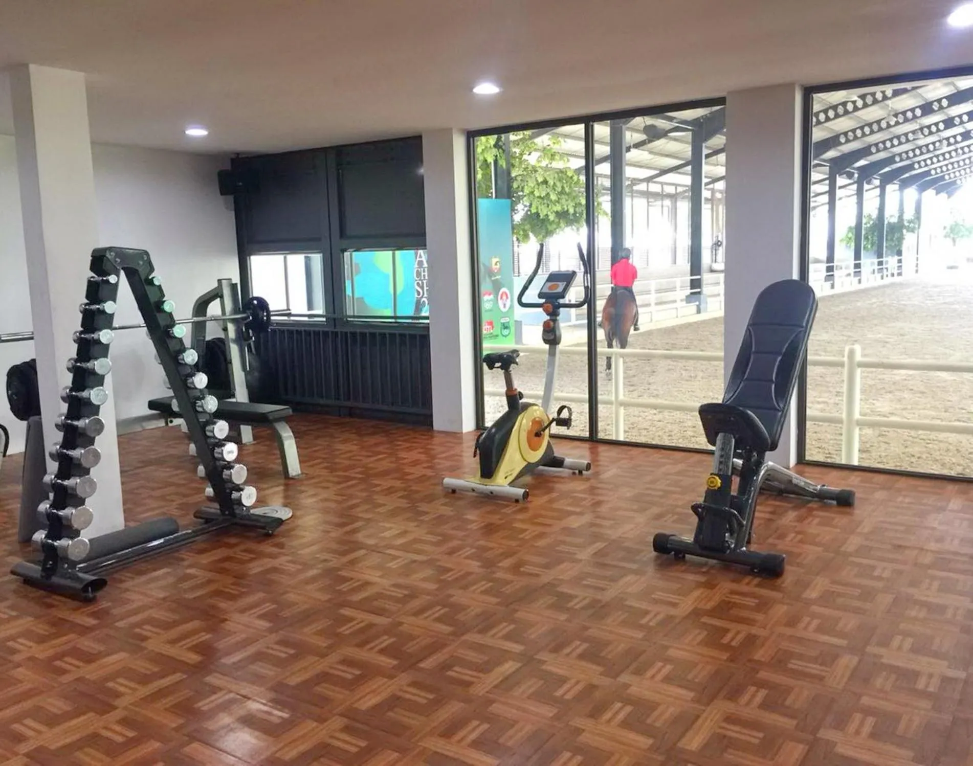 Fitness centre/facilities in APM Equestrian Resort