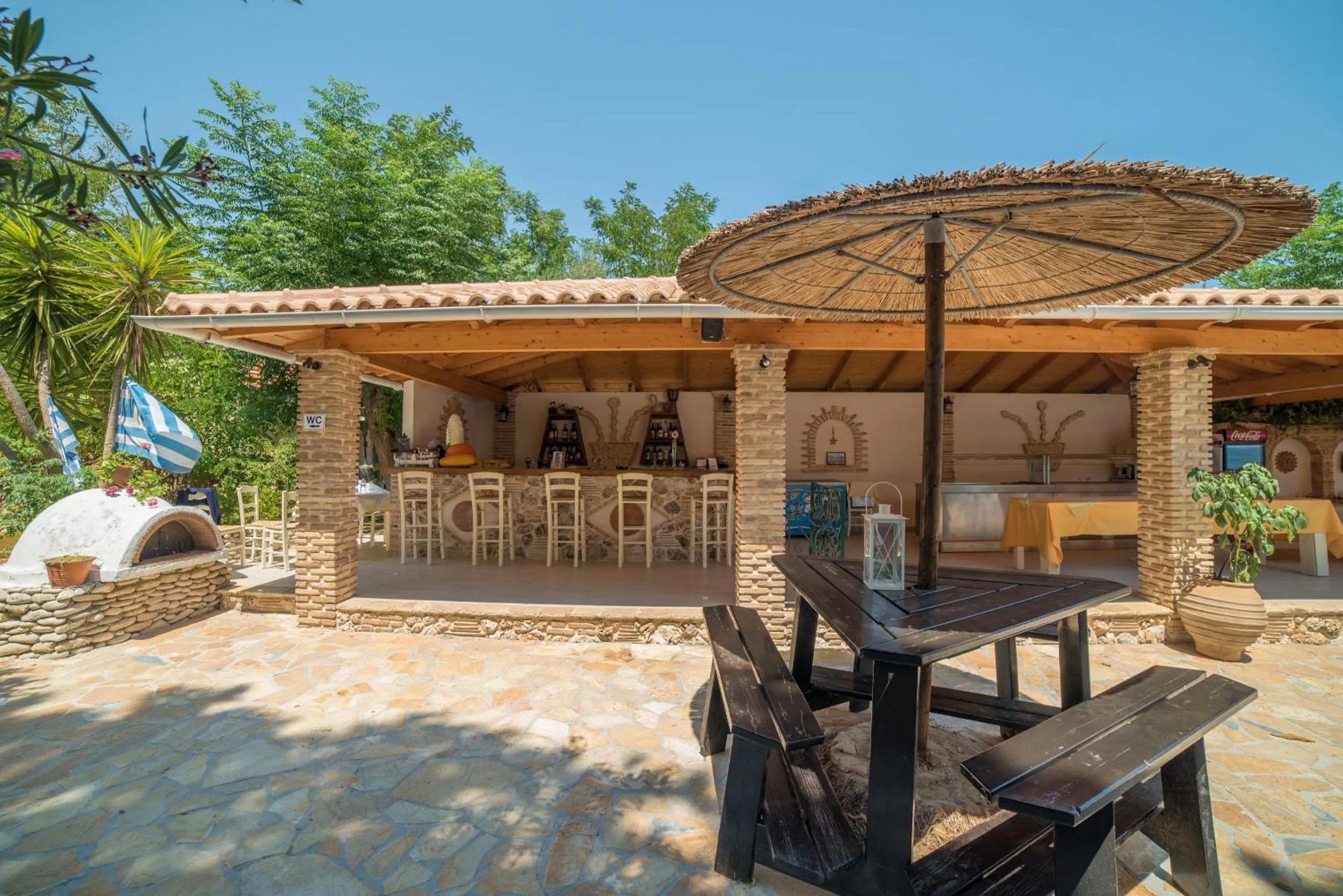 Patio in Porto Koukla Beach