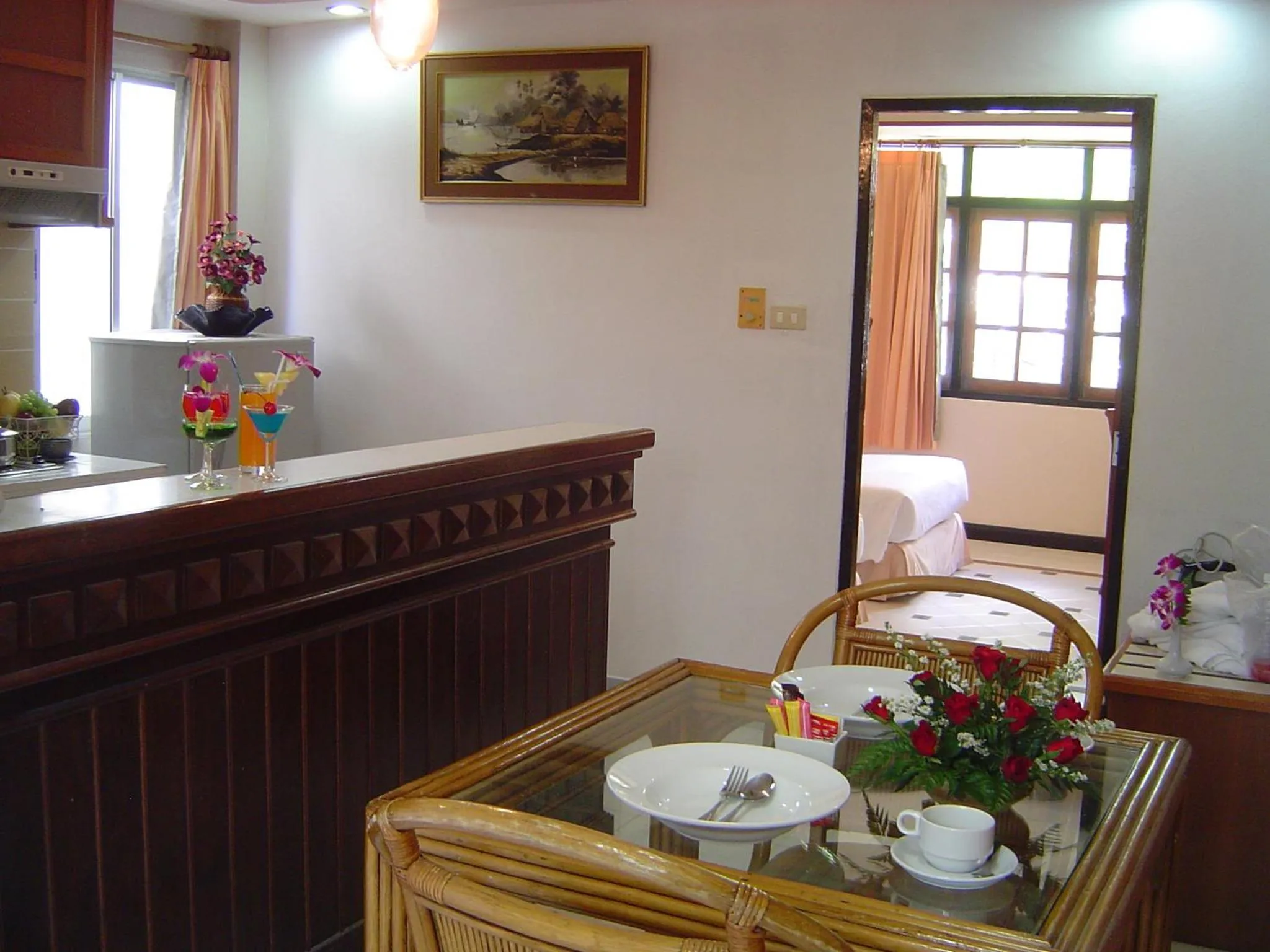 Dining area in Sunset Mansion