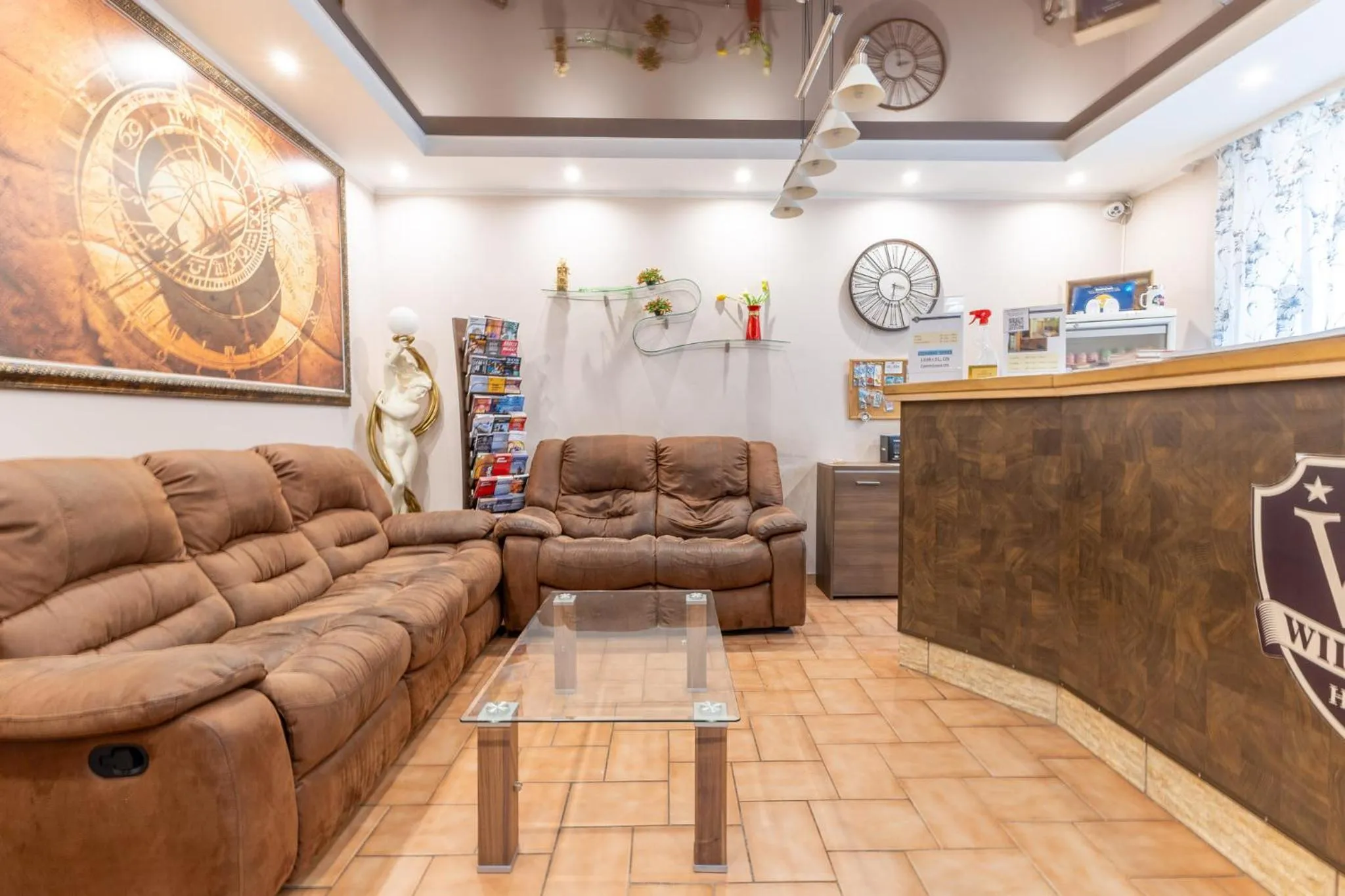 Lobby or reception in Hotel Wilhelm