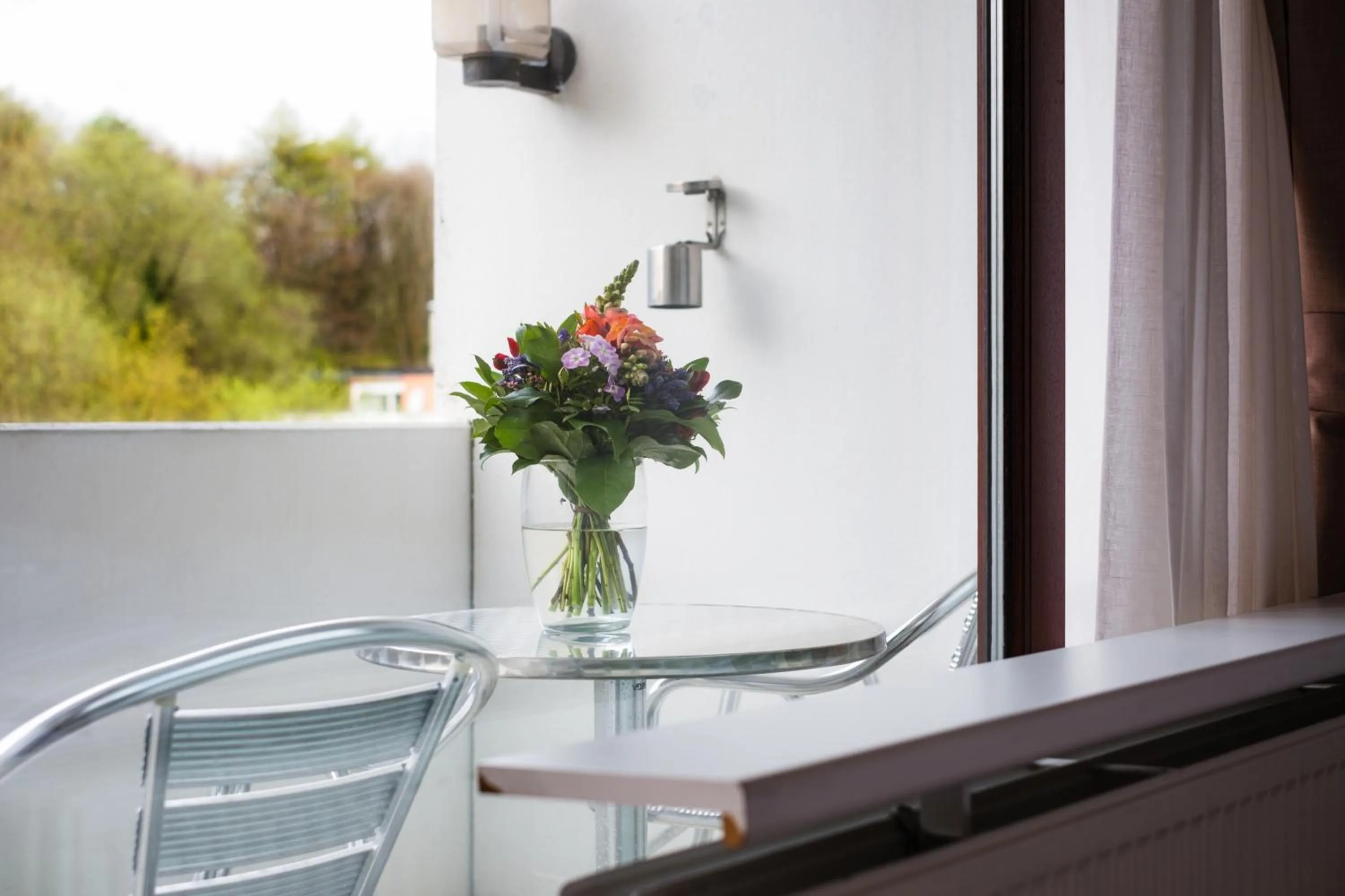 Balcony/Terrace in Hotel des Nordens Flensburg Wellness & Spa