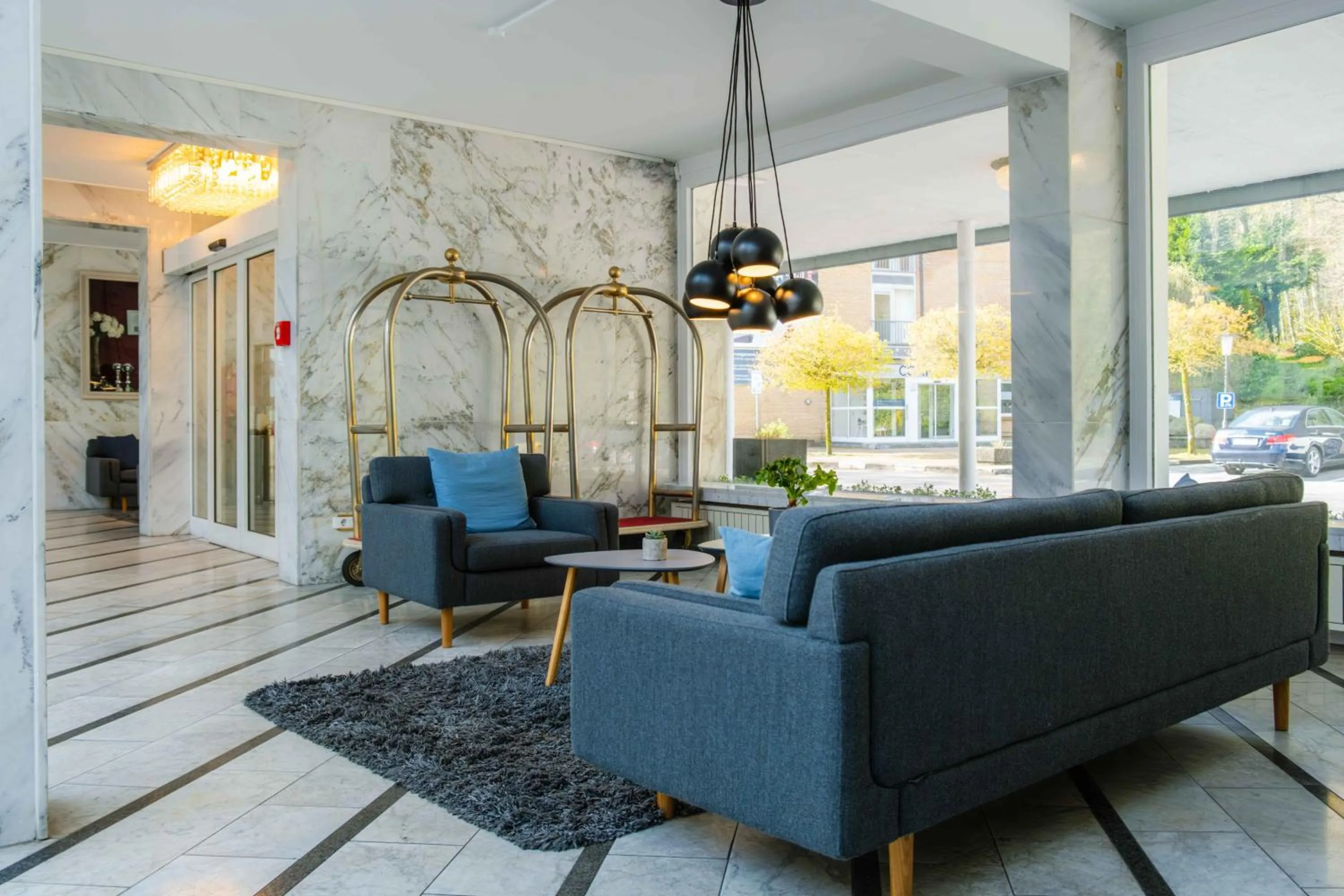 Lobby or reception in Hotel des Nordens Flensburg Wellness & Spa
