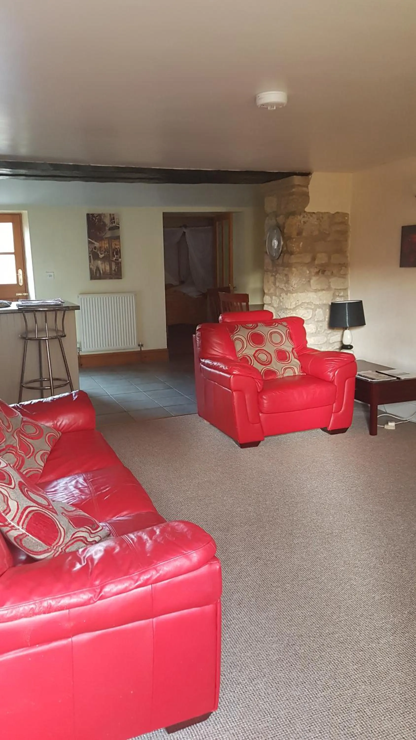 Living room in Sands Farm Cottages