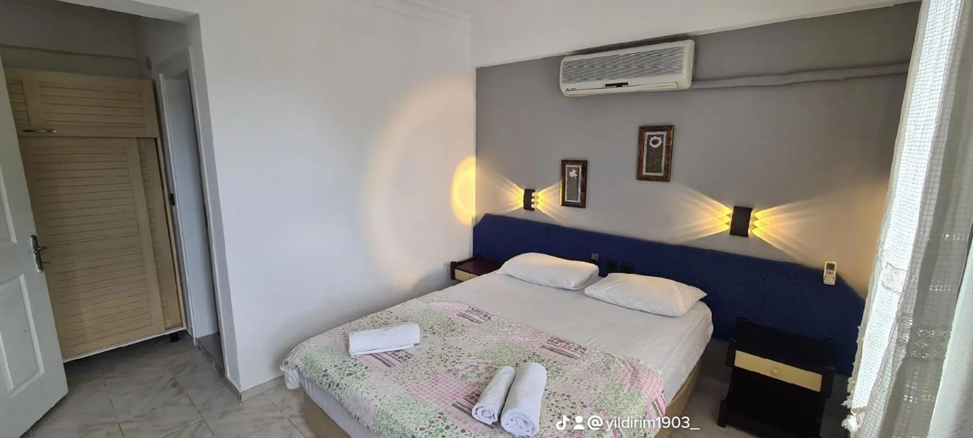 Bed in California Apart Otel