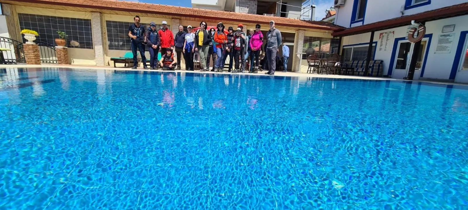 Swimming pool in California Apart Otel