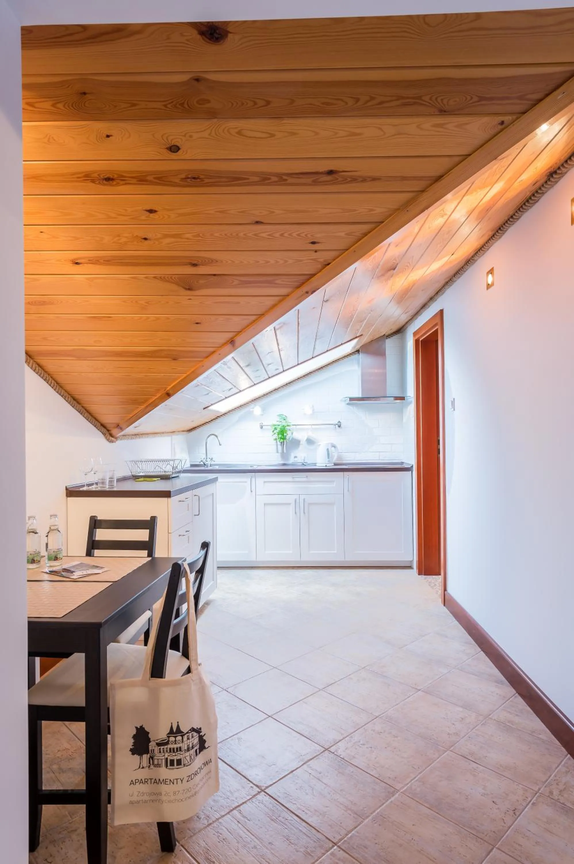 Kitchen or kitchenette in Apartamenty Zdrojowa