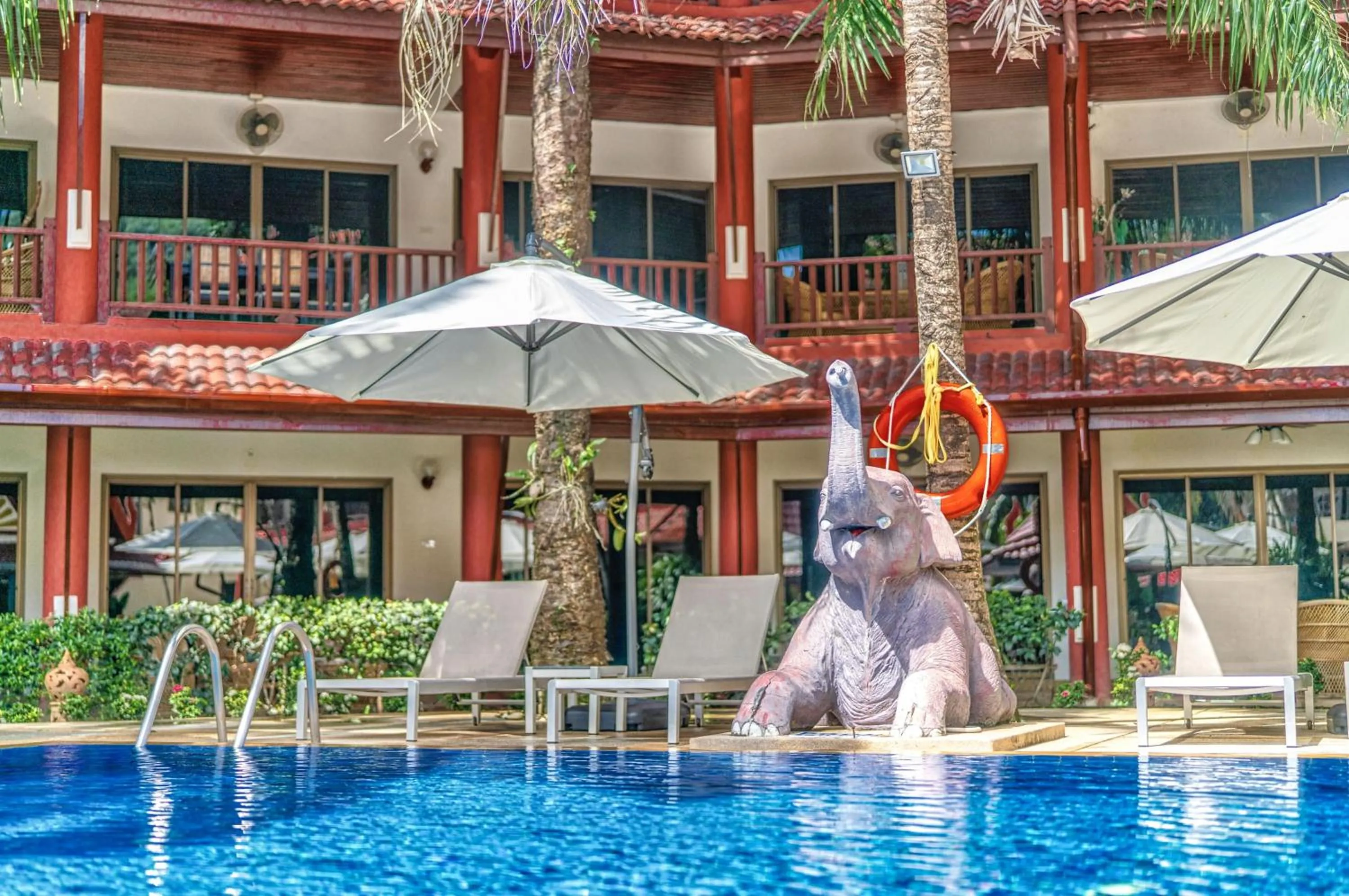 Pool view in Sai Rougn Residence - SHA Extra Plus