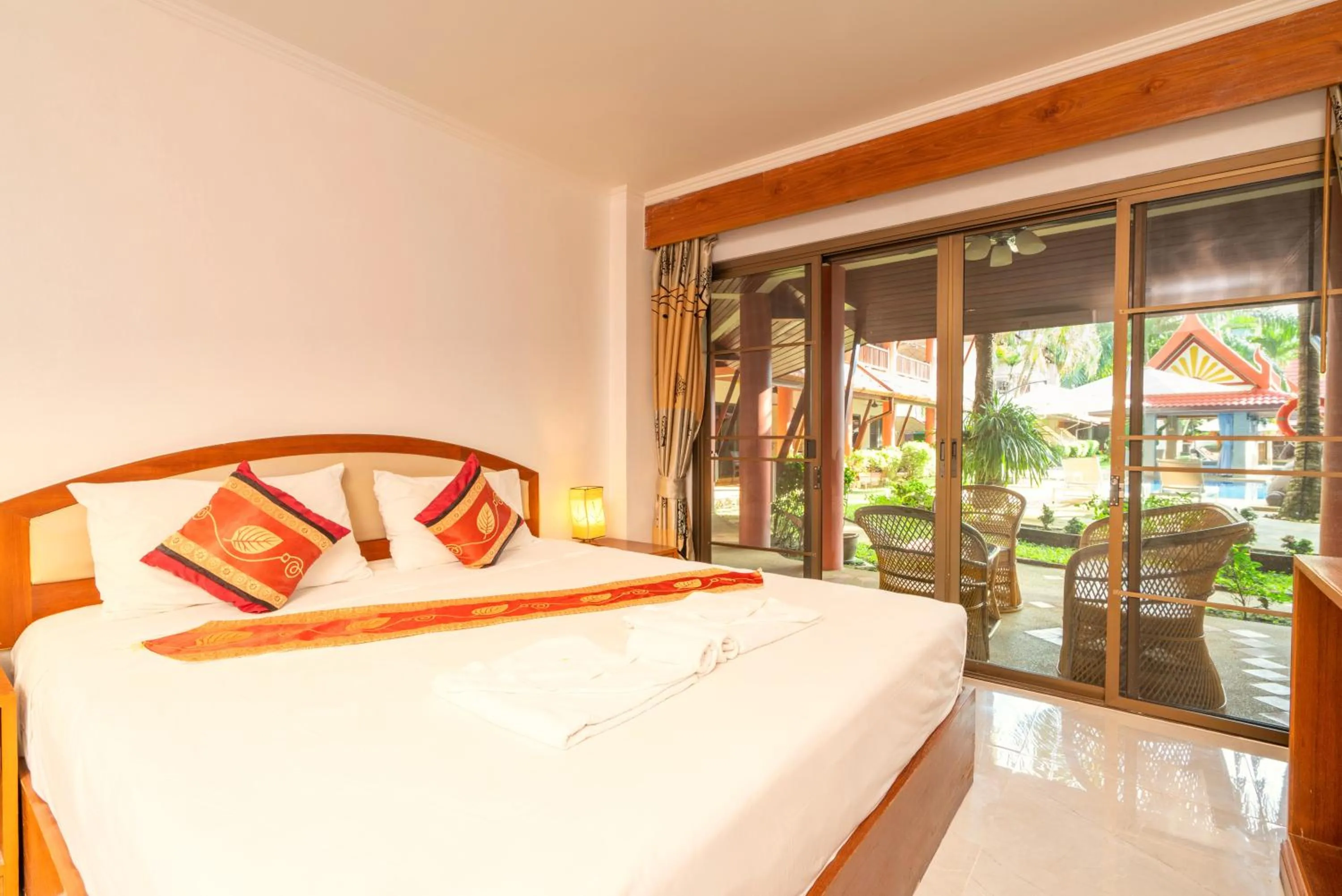 View (from property/room), Bed in Sai Rougn Residence - SHA Extra Plus