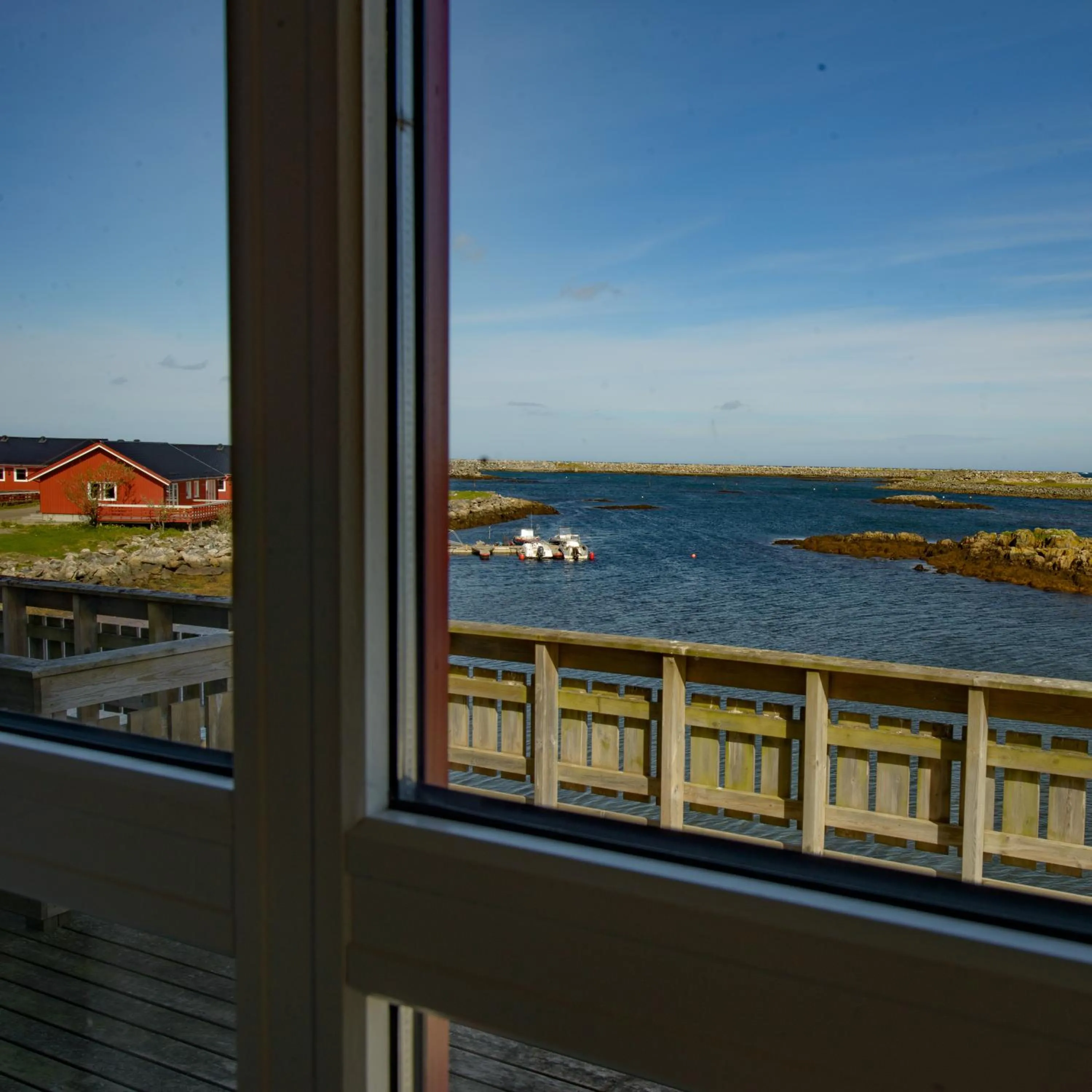 Sea view in Grønnbuene Rorbu Hotel