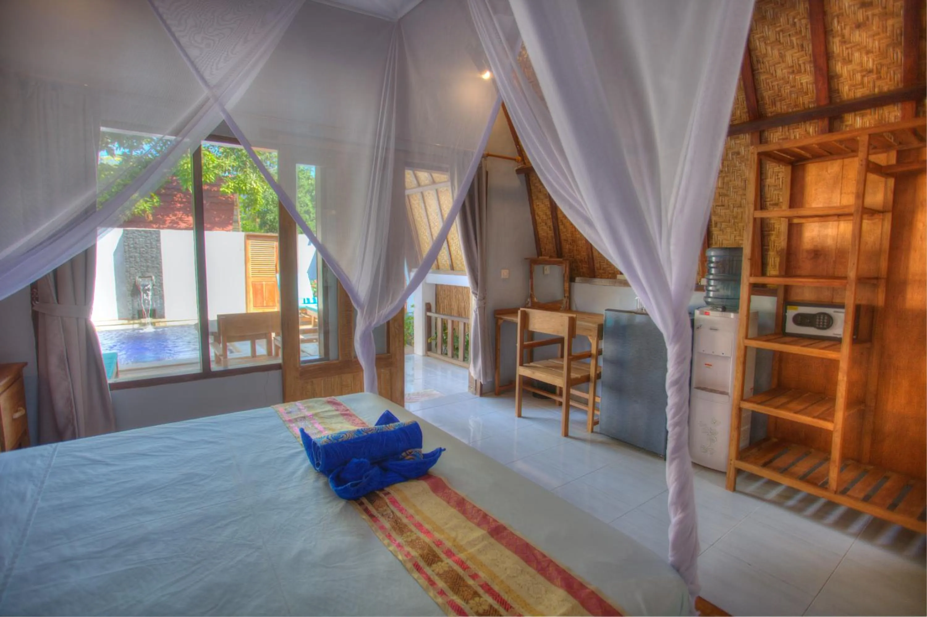 Bed in Villa Hoomea Private Pool