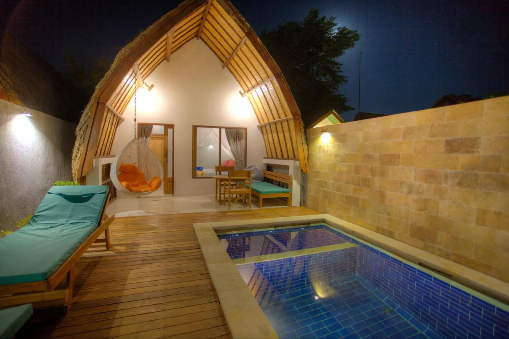 Pool view in Villa Hoomea Private Pool