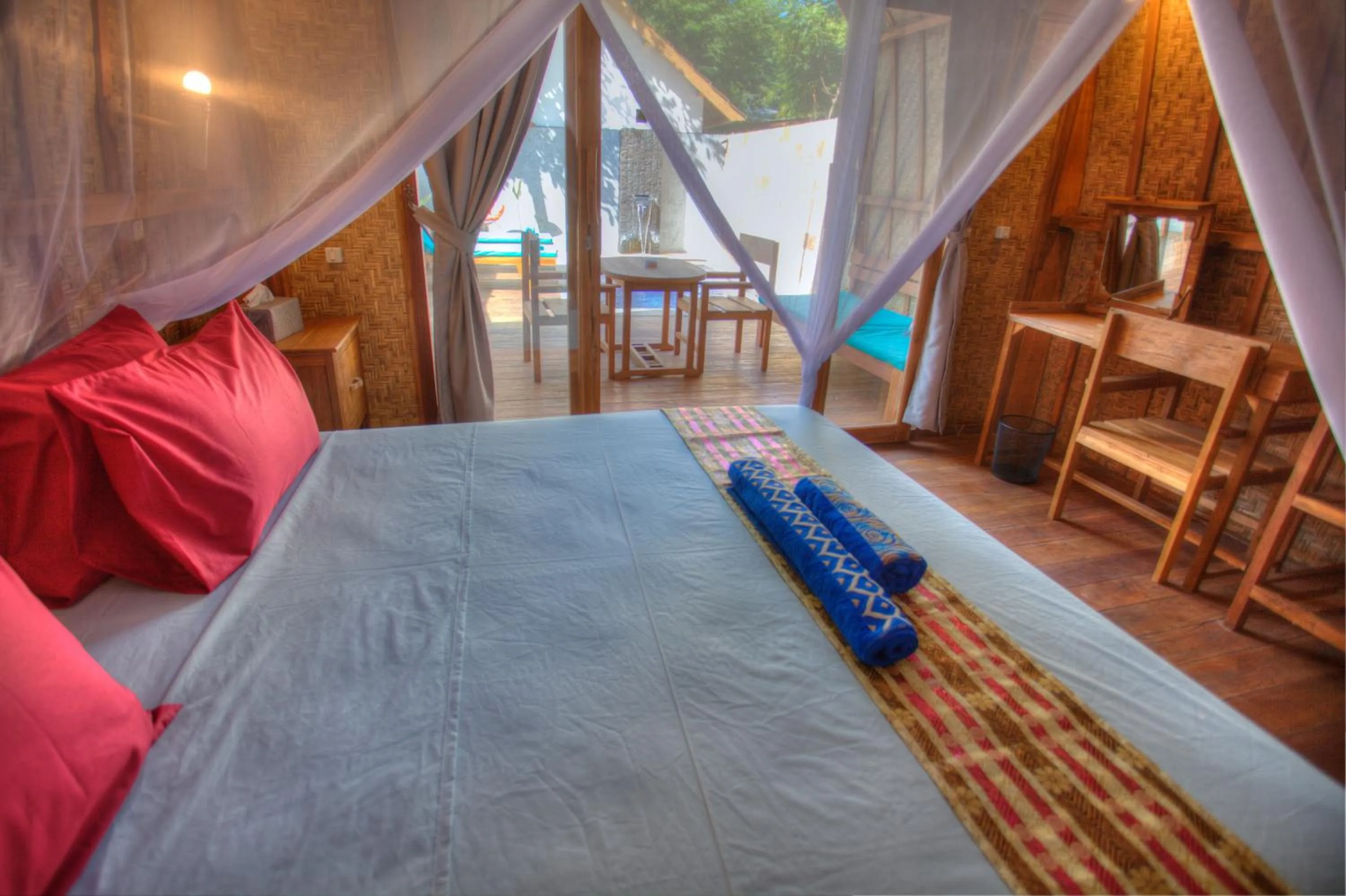 Bed in Villa Hoomea Private Pool