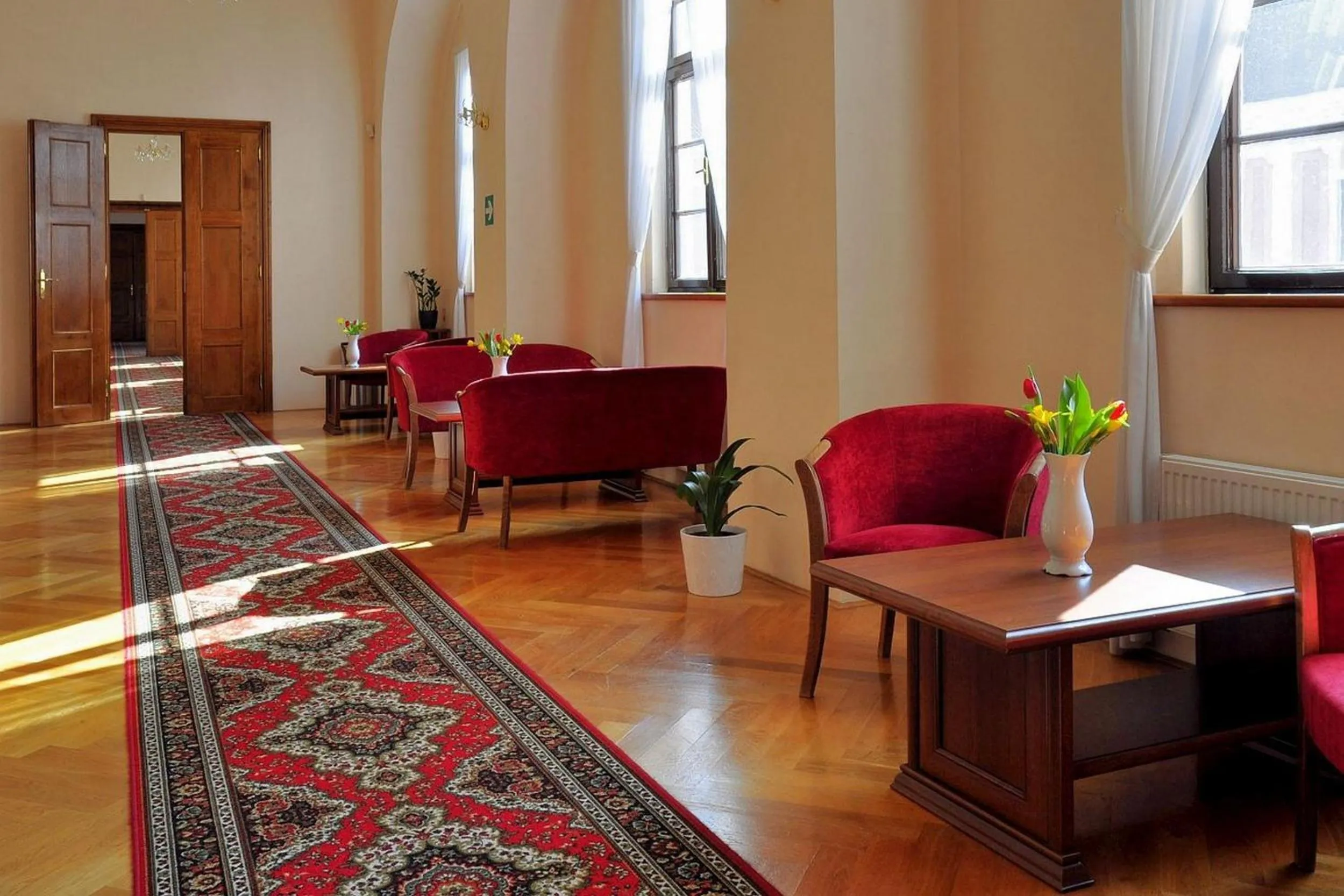 Decorative detail in Zamek Cerveny Hradek