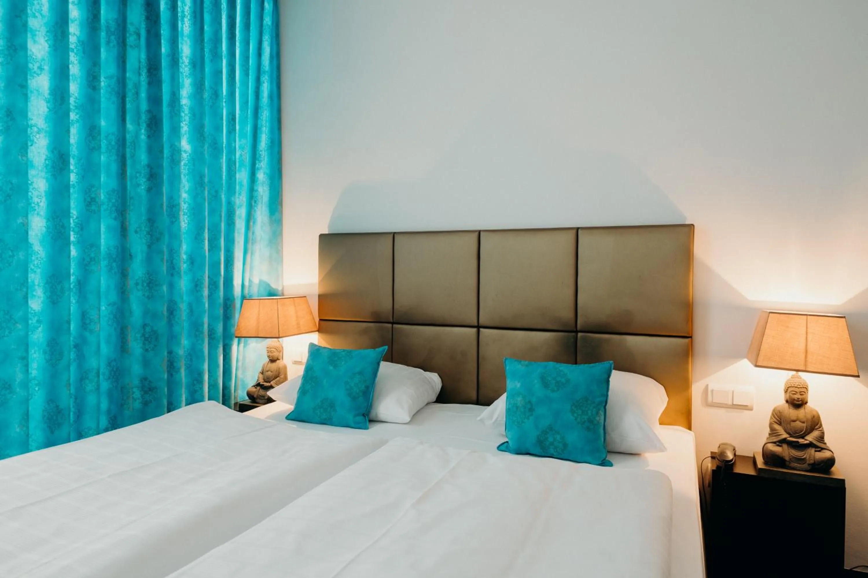 Bed in Hotel Crystal