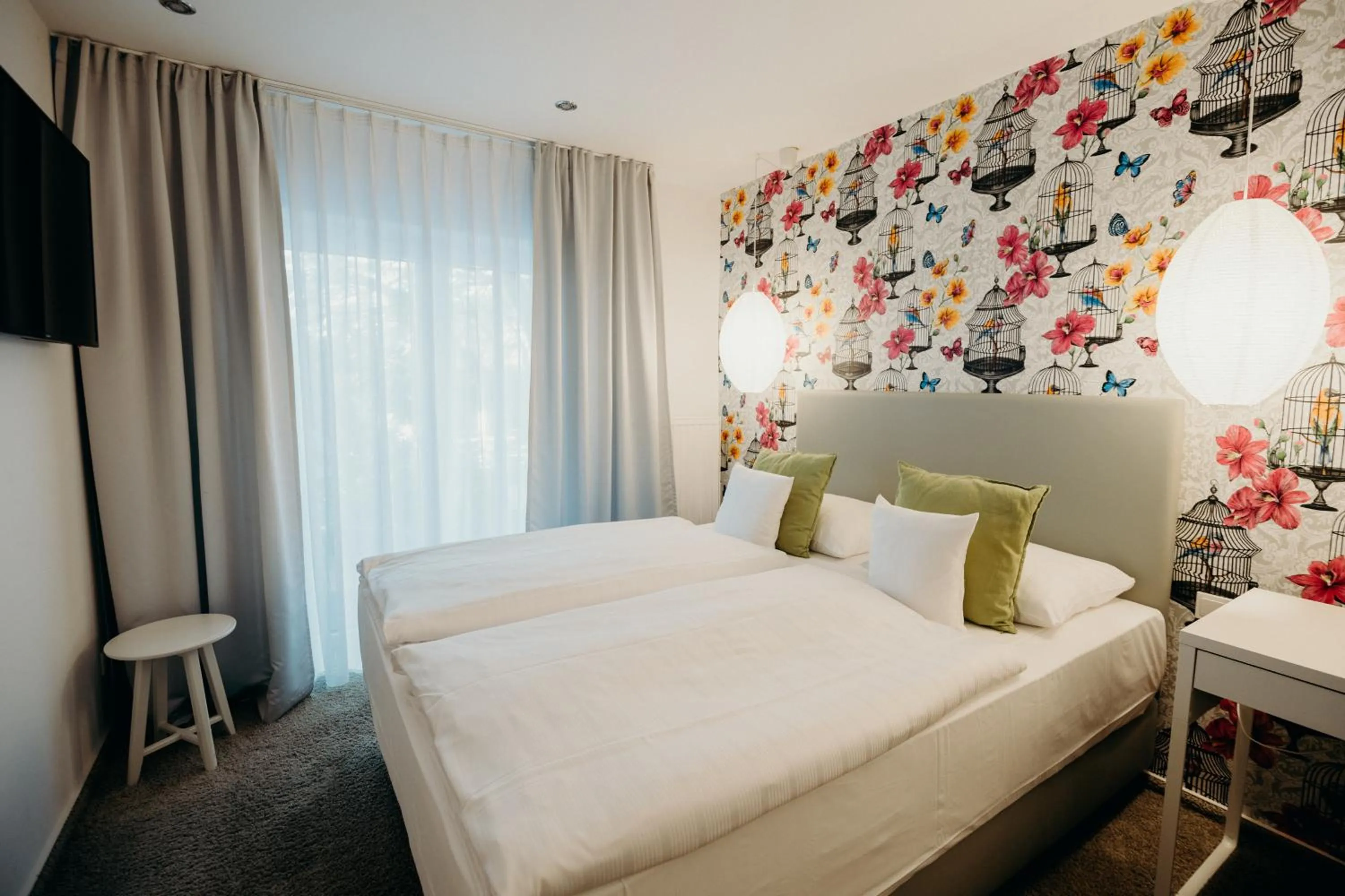 Bed in Hotel Crystal