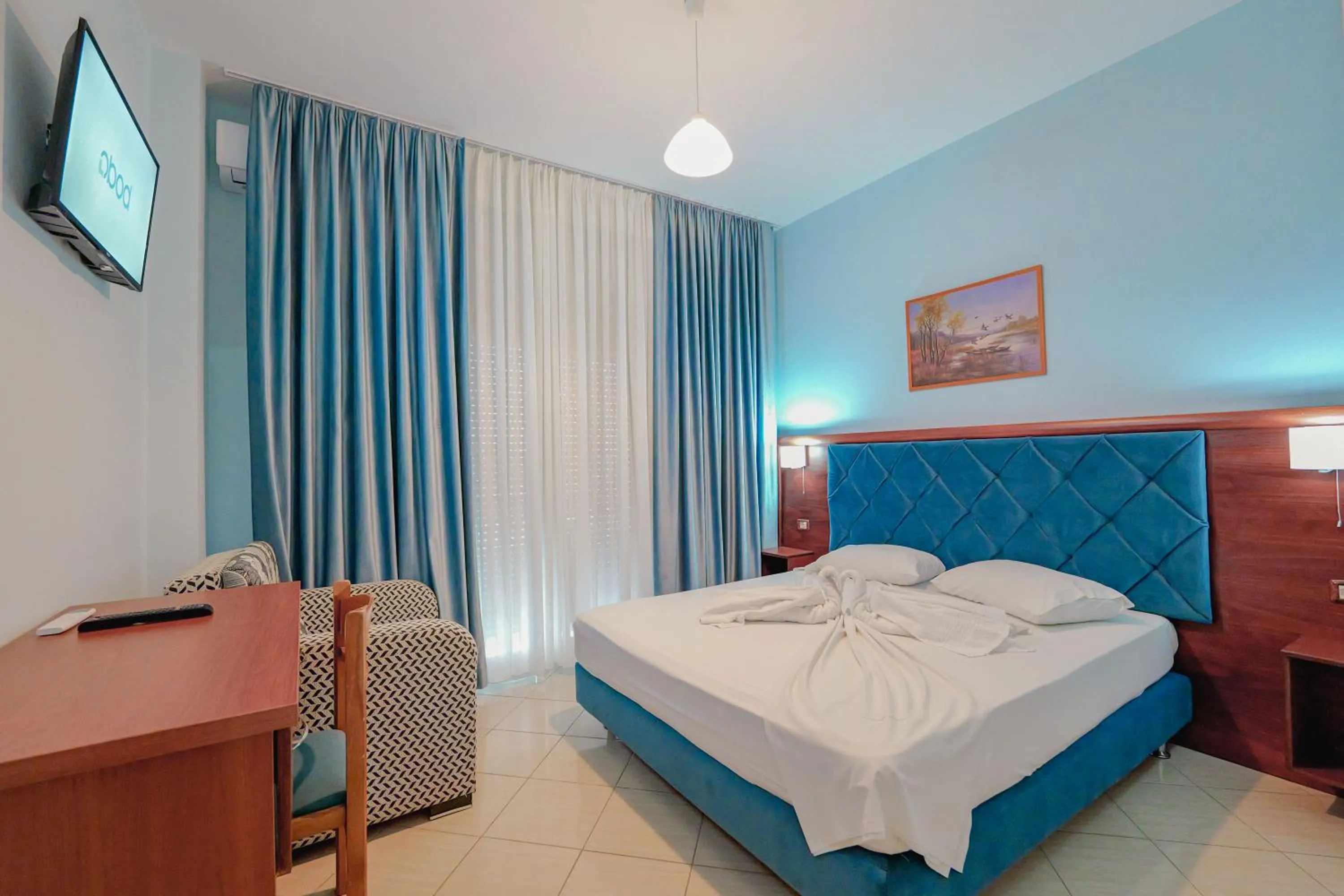 Bed in Hotel Divo Palace