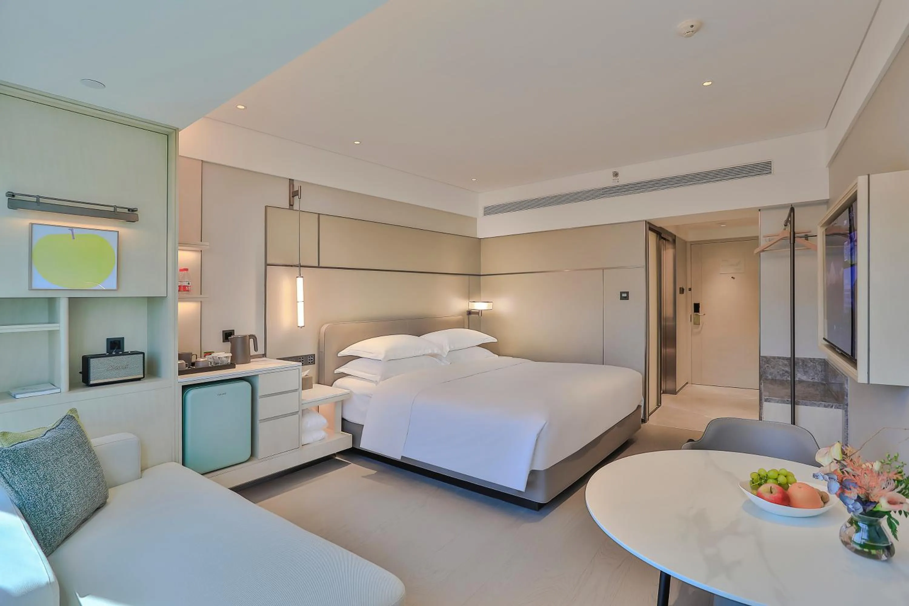 Bed in Narada Grand Hotel Zhejiang