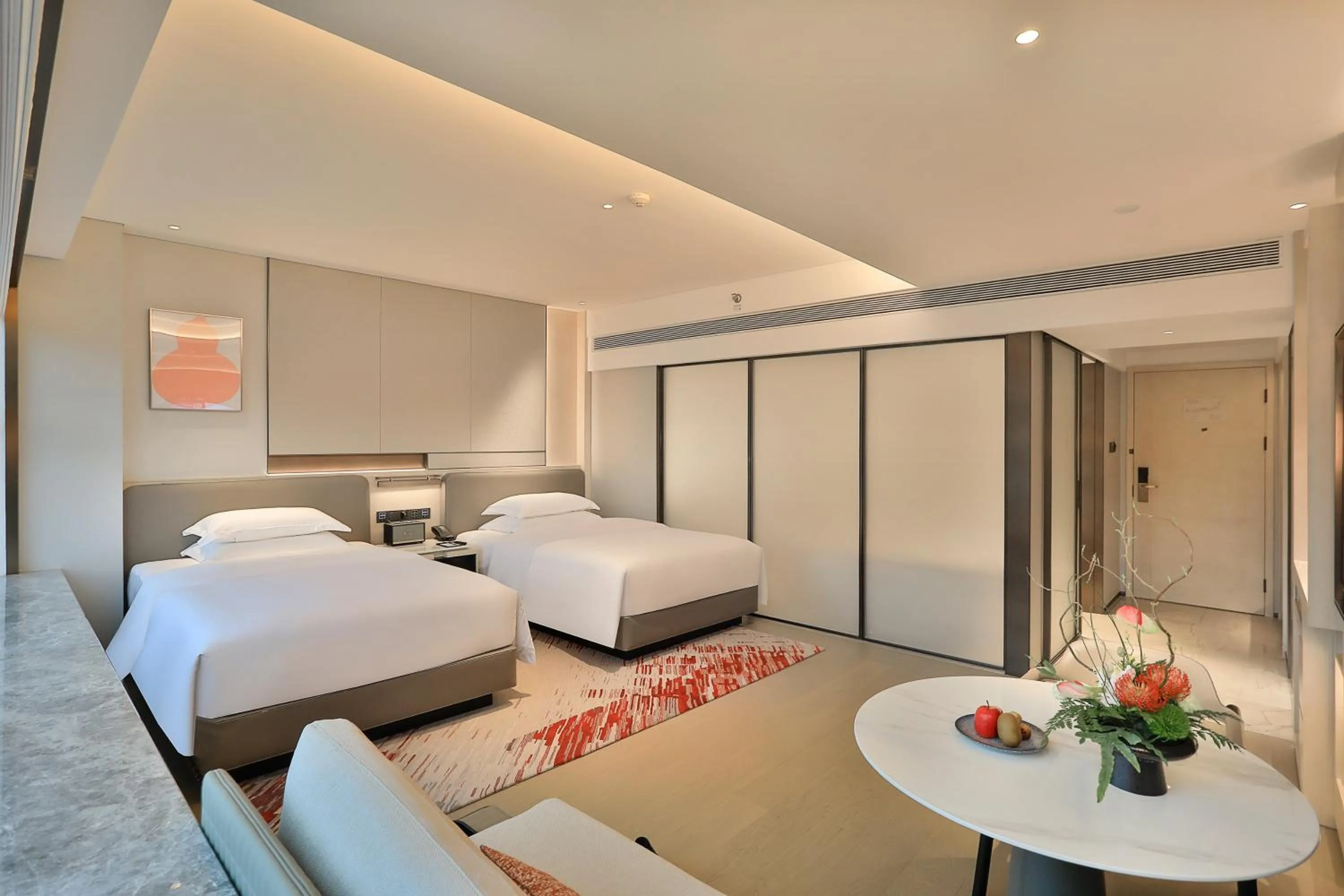 Bed in Narada Grand Hotel Zhejiang