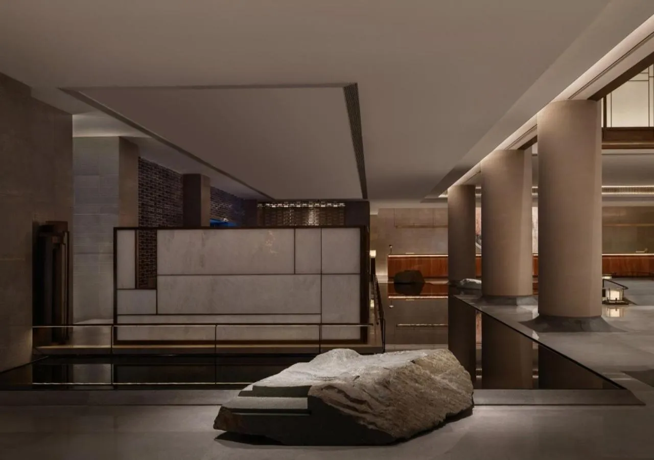 Bed in Narada Grand Hotel Zhejiang