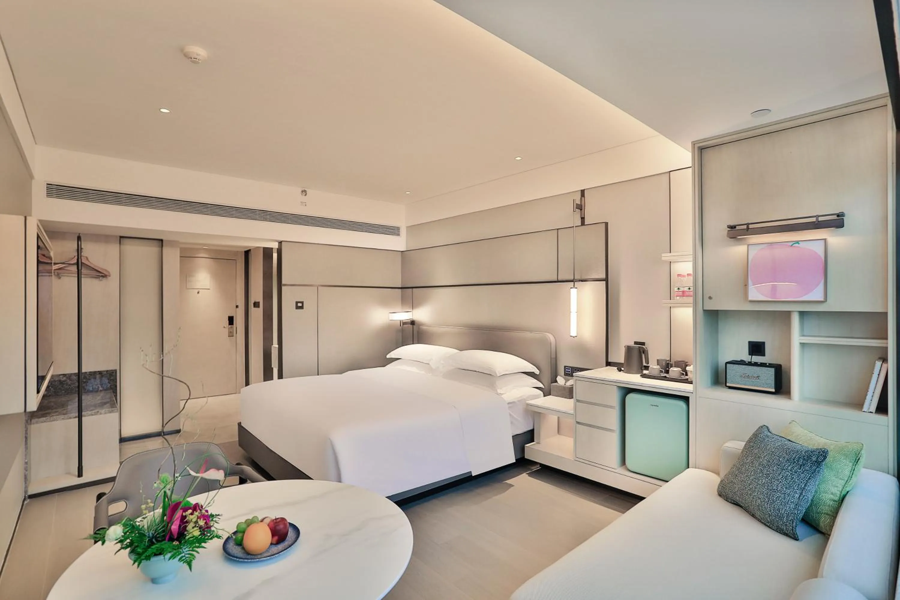 Bed in Narada Grand Hotel Zhejiang