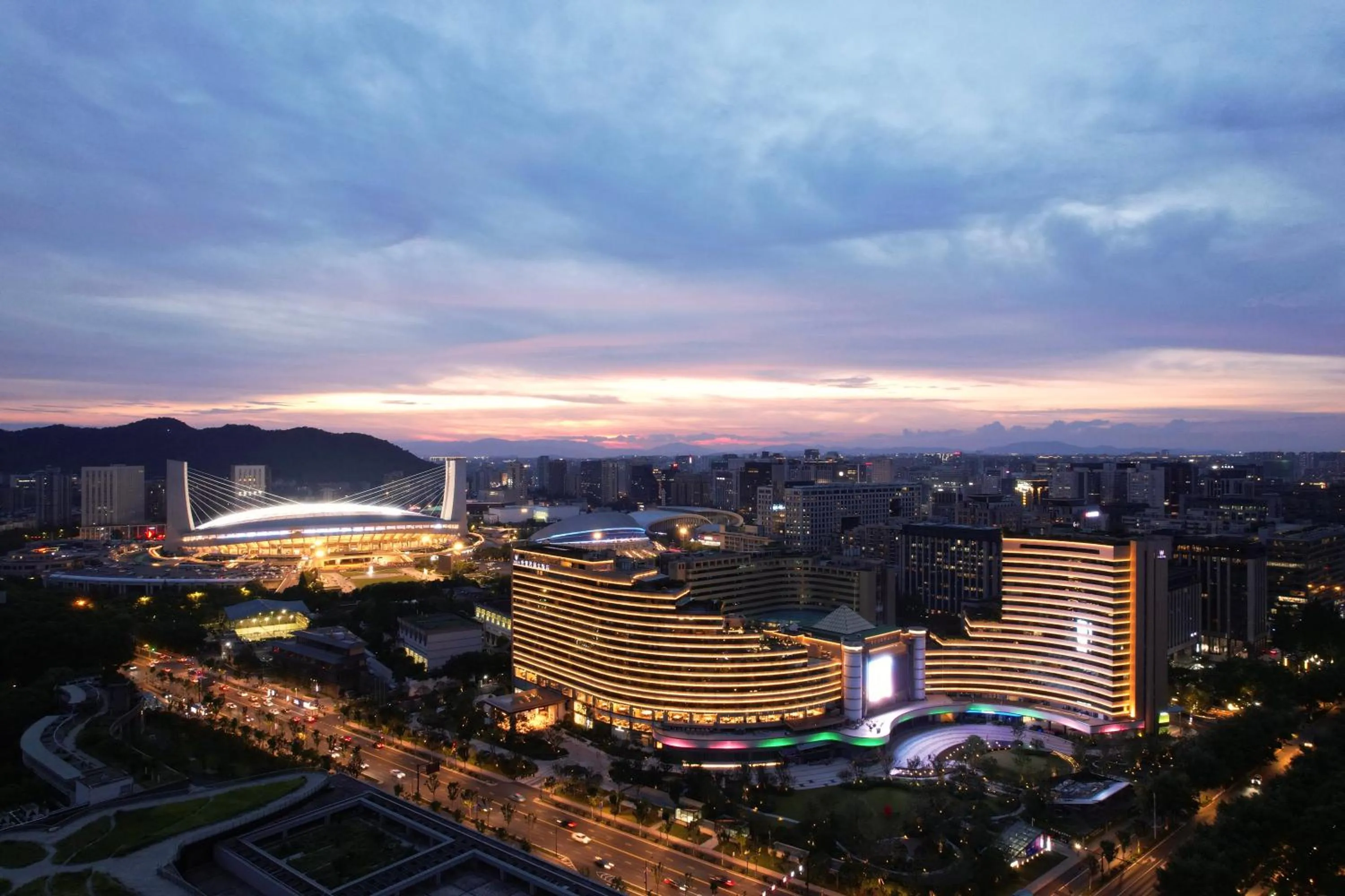 City view in Narada Grand Hotel Zhejiang