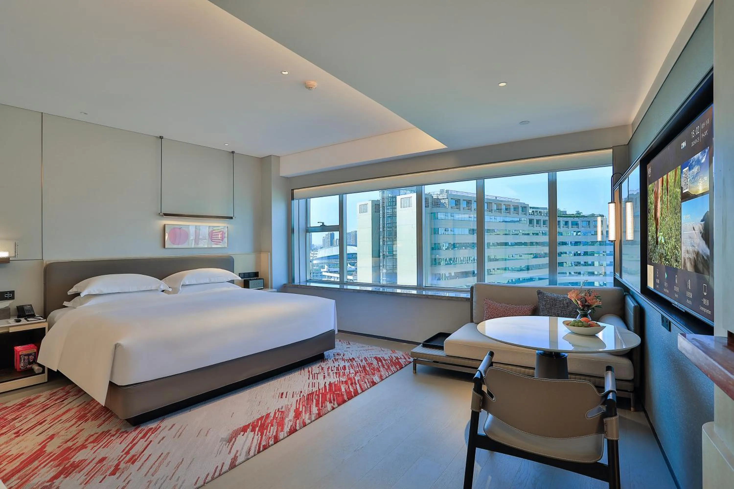 Bed in Narada Grand Hotel Zhejiang