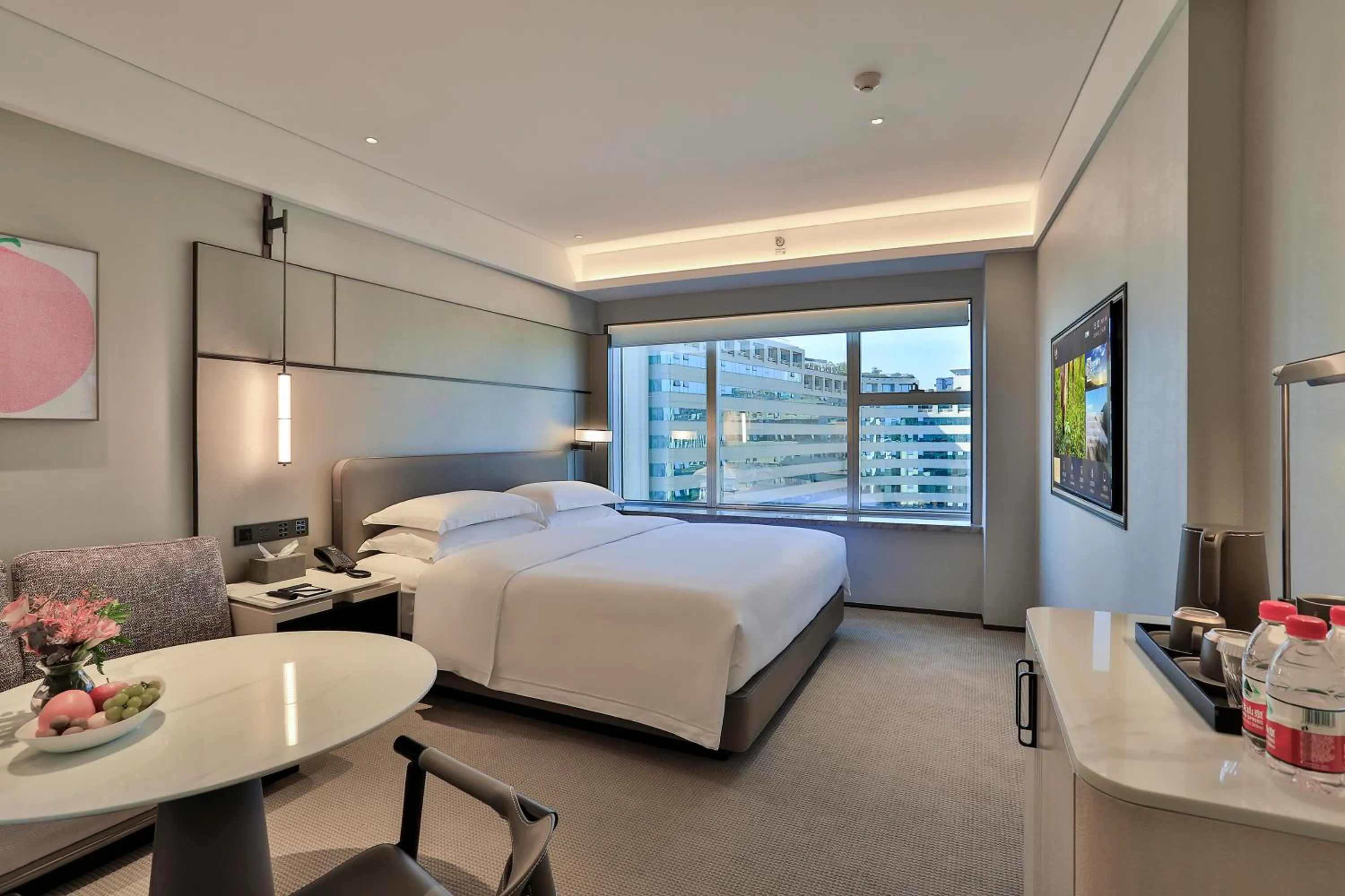 Bed in Narada Grand Hotel Zhejiang