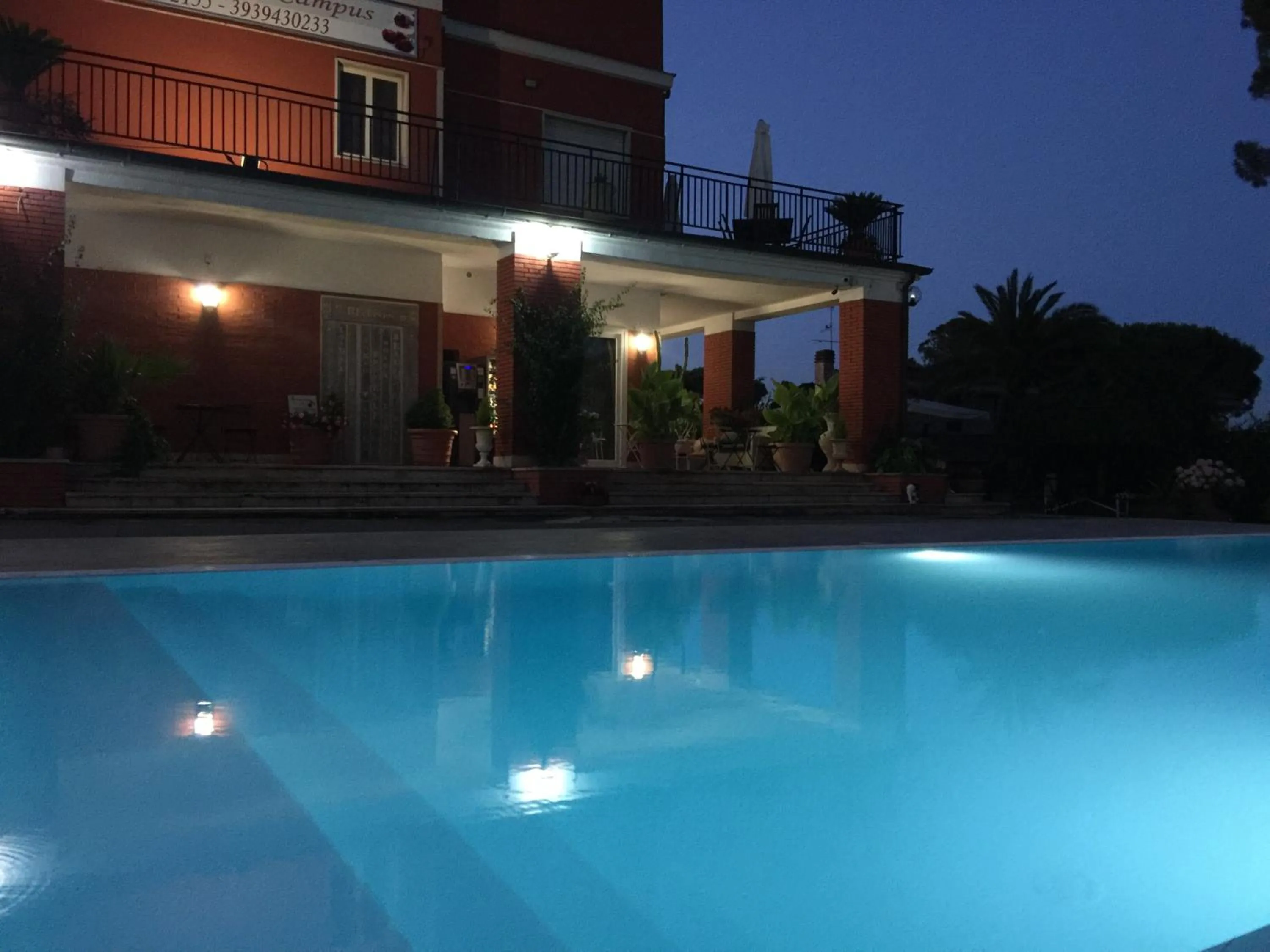 Pool view in Relais Villa Italia