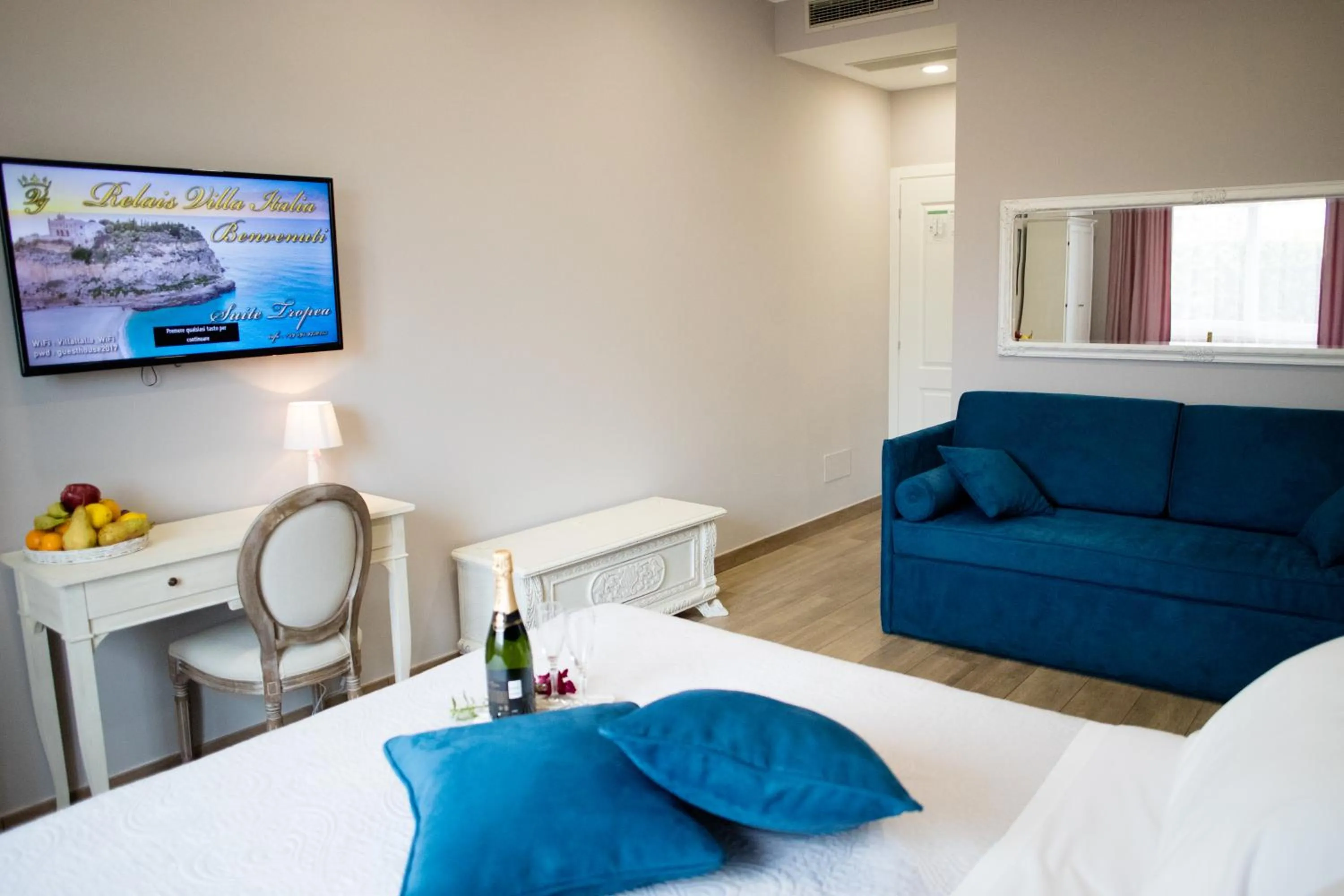 Bed in Relais Villa Italia