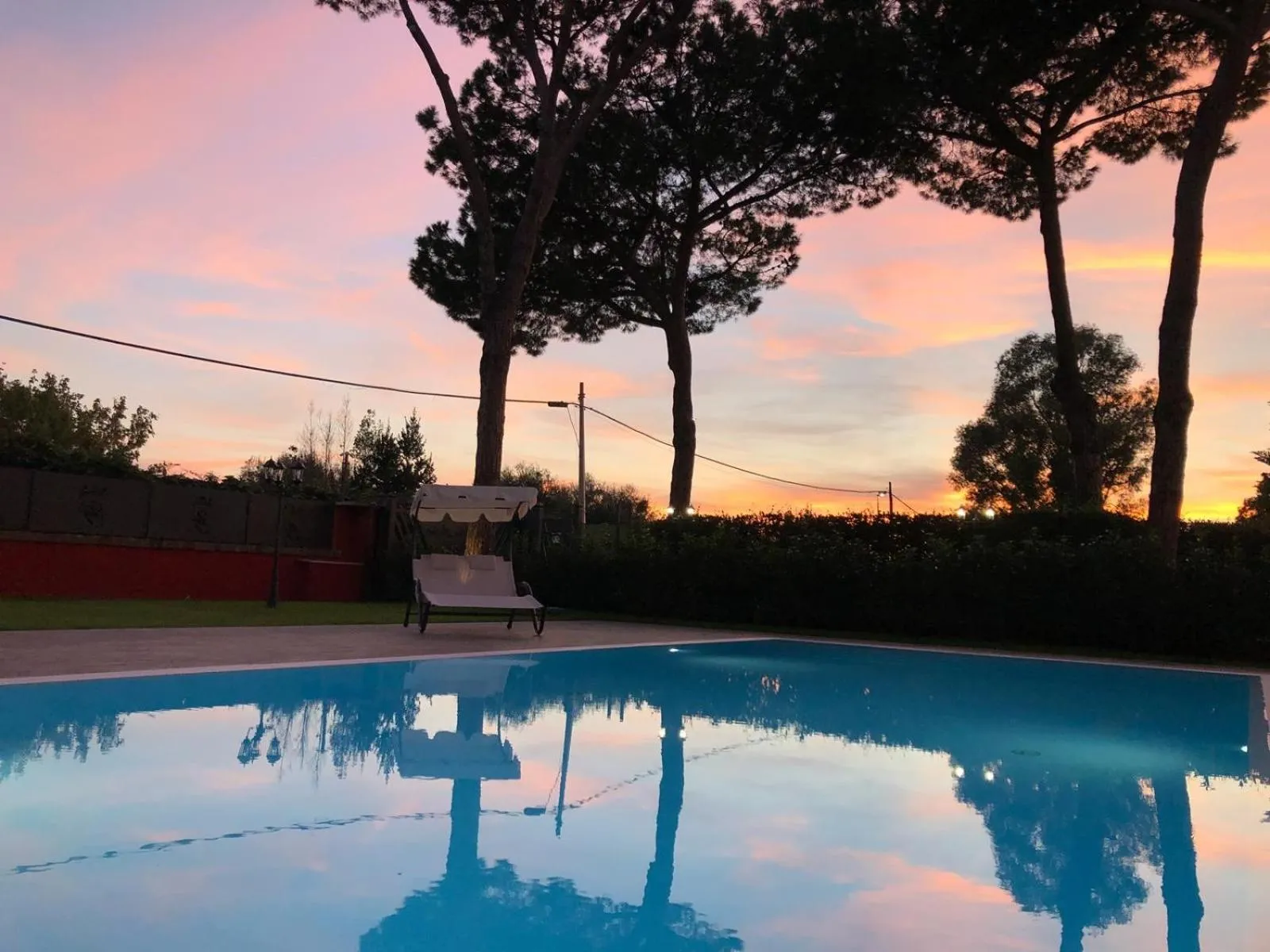Pool view in Relais Villa Italia