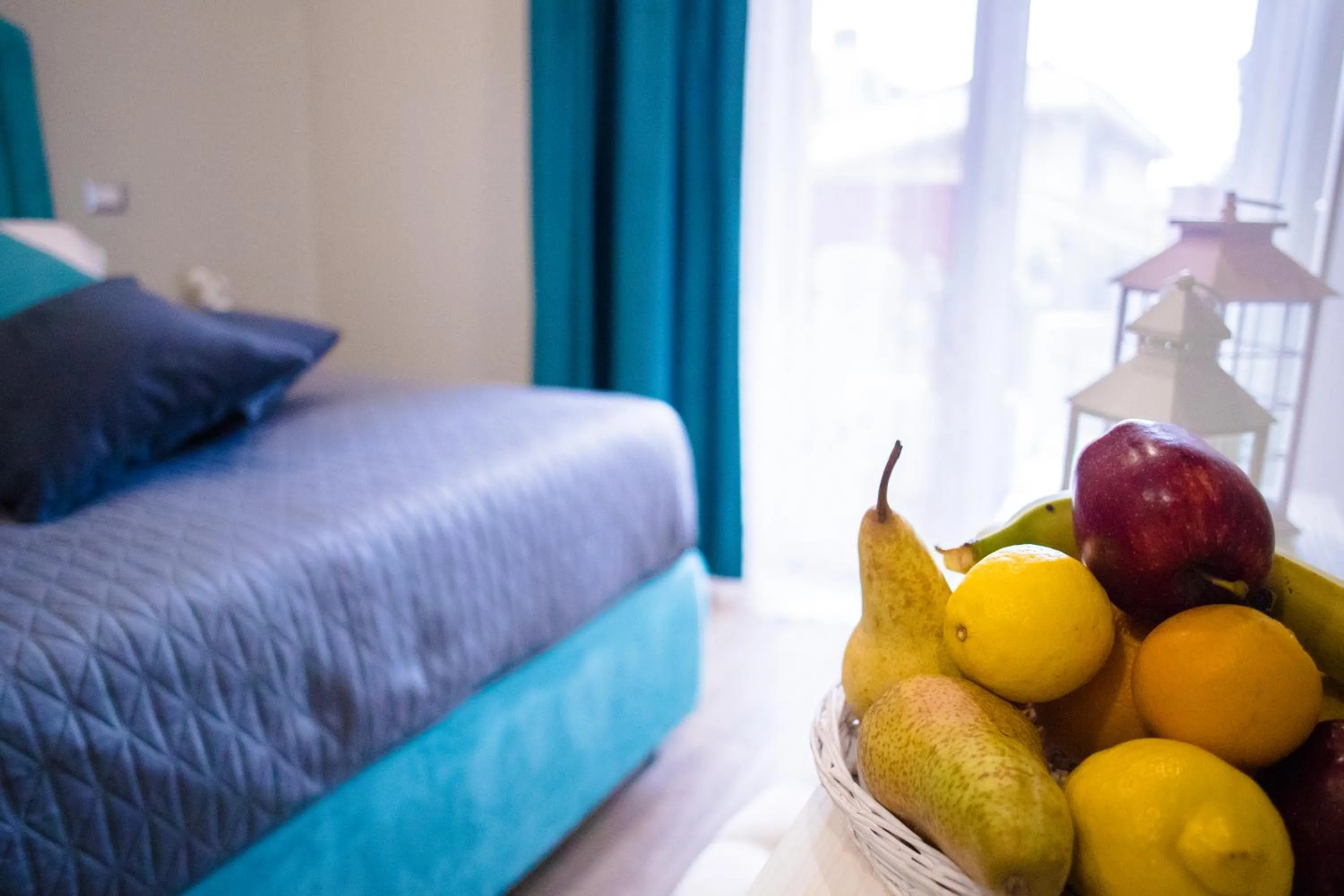 Balcony/Terrace, Bed in Relais Villa Italia