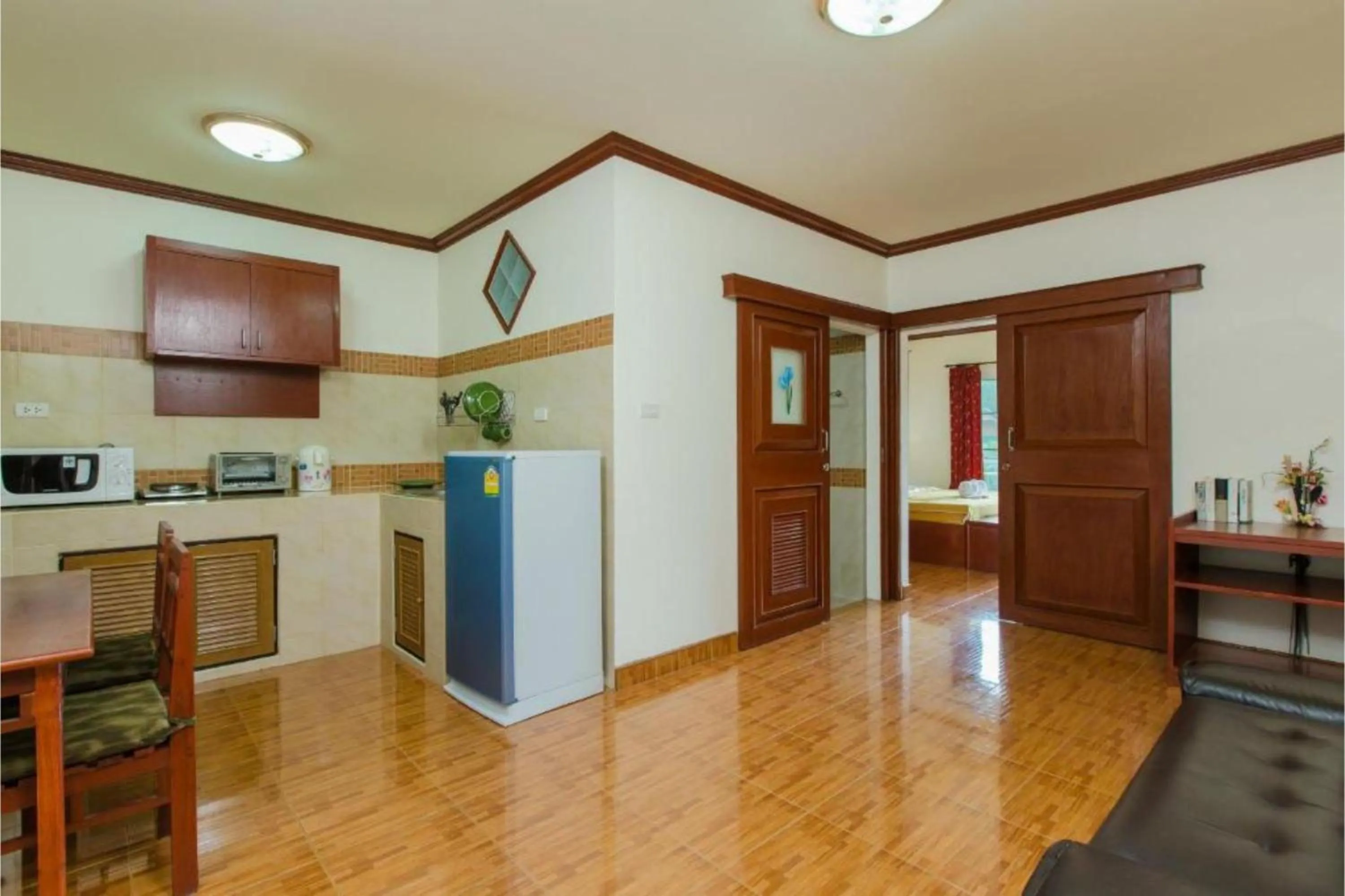 Kitchen or kitchenette in Patong Rai Rom Yen Resort SHA