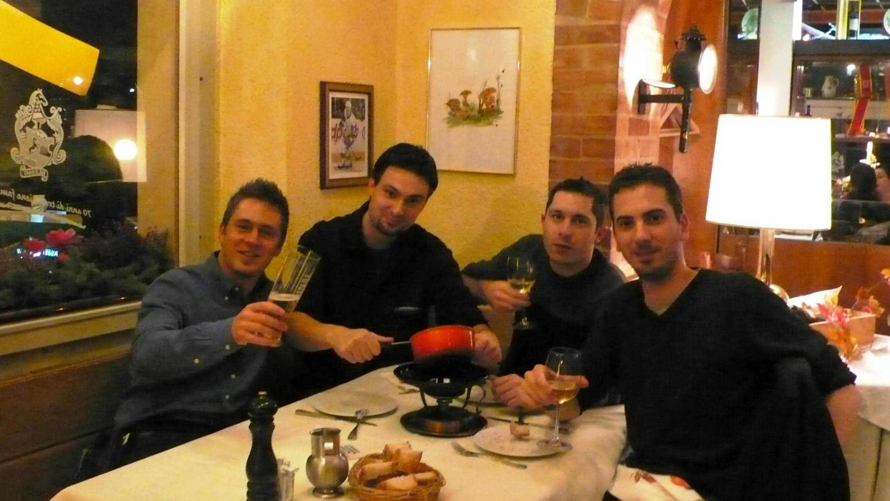 group of guests in Ristorante Stazione